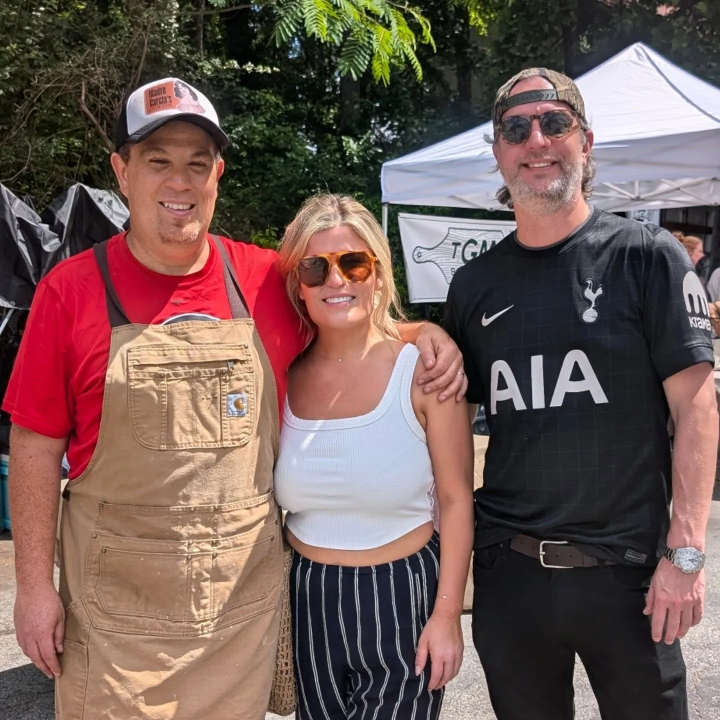 Love when family and friends stop by the market to say hi - especially when it&rsquo;s my sister, Alex (@fashionistalexandra ) and her boyfriend Chris. Thanks for coming out and showing Madre Garcia&rsquo;s some love! 🥪❤️