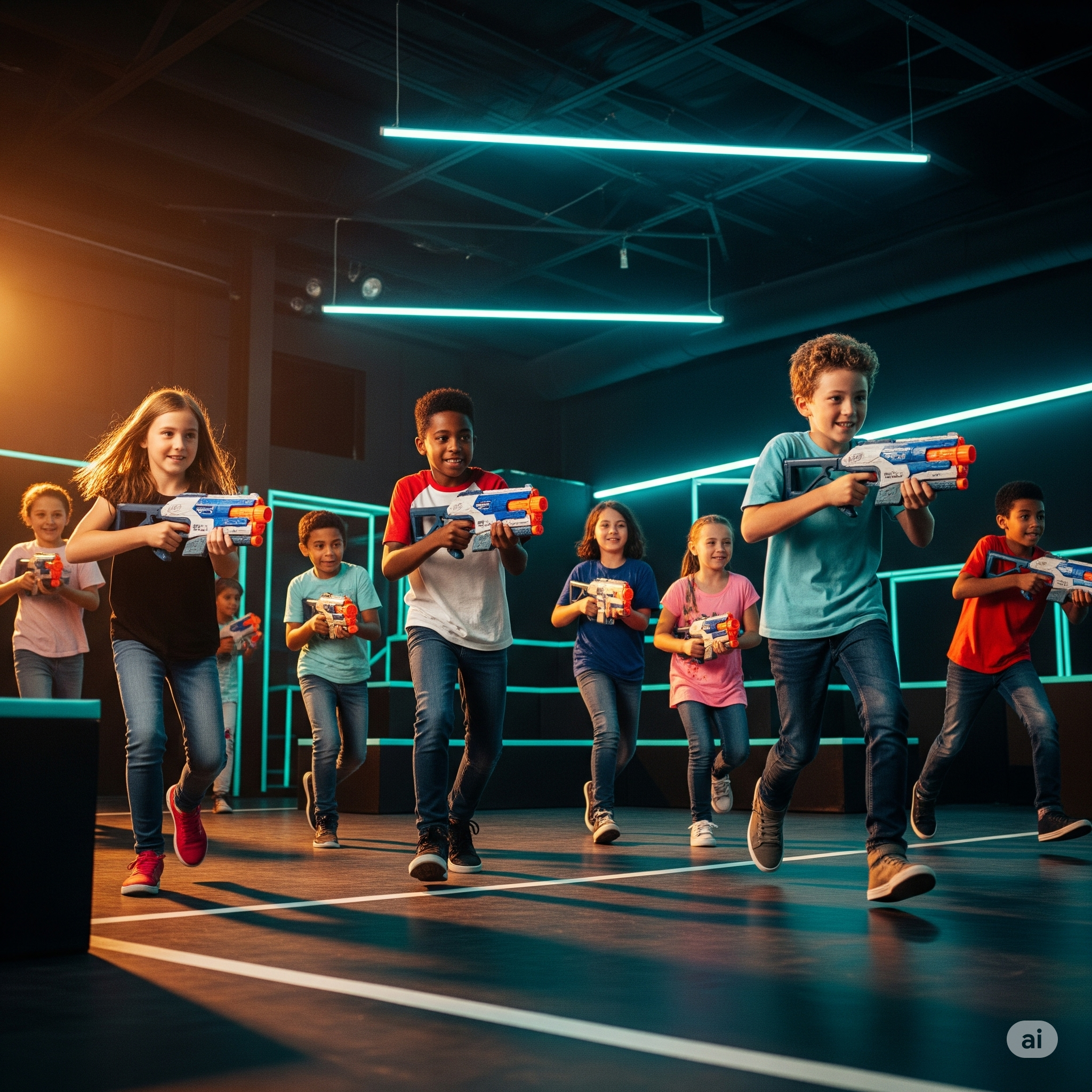 nerf gun birthday party