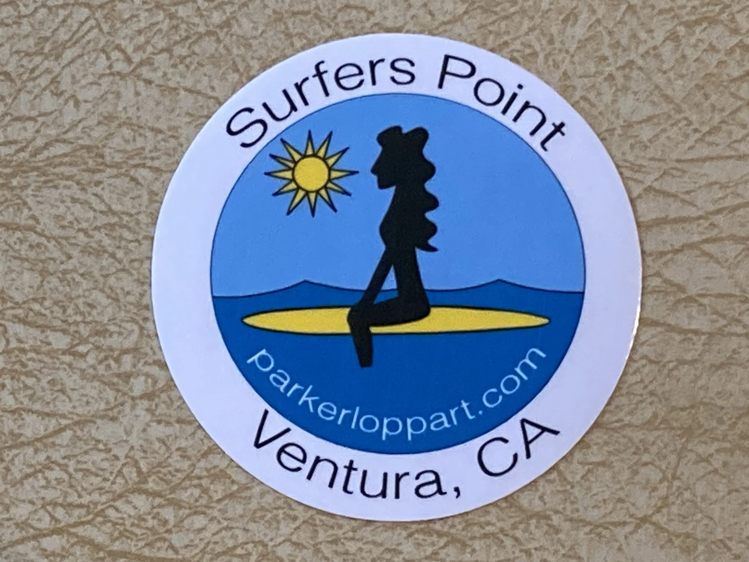 Surfers Point Stickers (Womens)