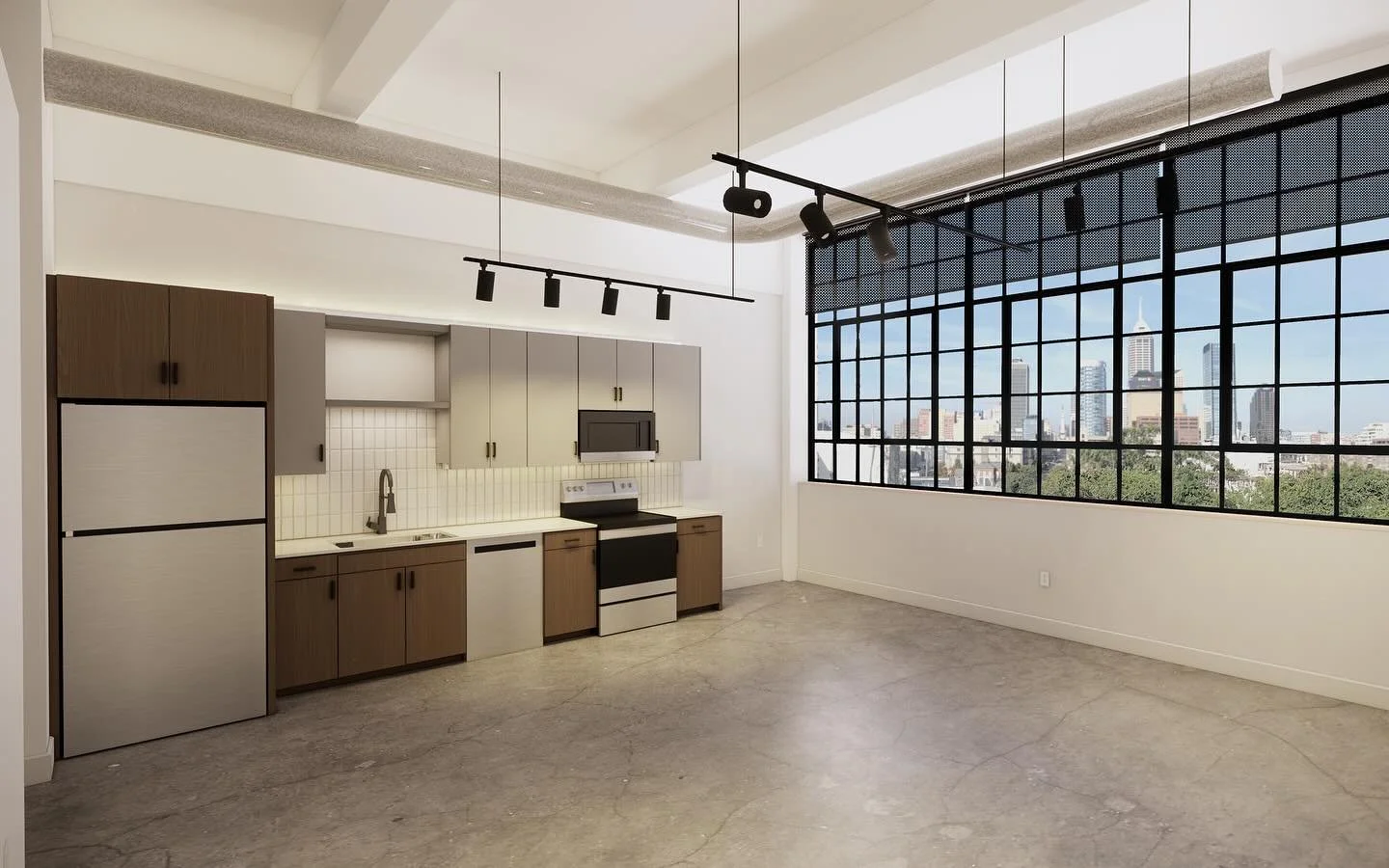 With half our windows installed at Cole Motor, we&rsquo;re getting busy with the inside renovation. Here&rsquo;s a peek at a future apartment interior!