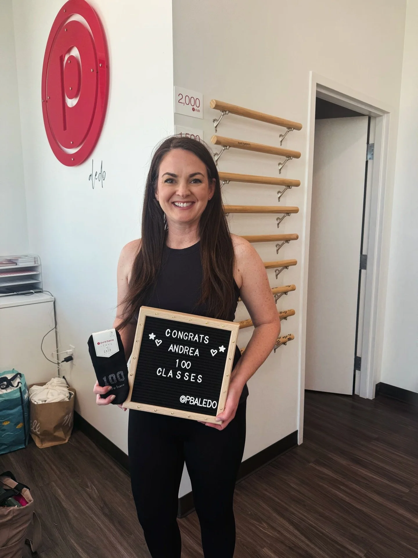 100 classes for Andrea 🔥

Showing up, putting in the work, and reaching this incredible milestone. It&rsquo;s been so fun watching your journey at the barre,congratulations on 100! ✨