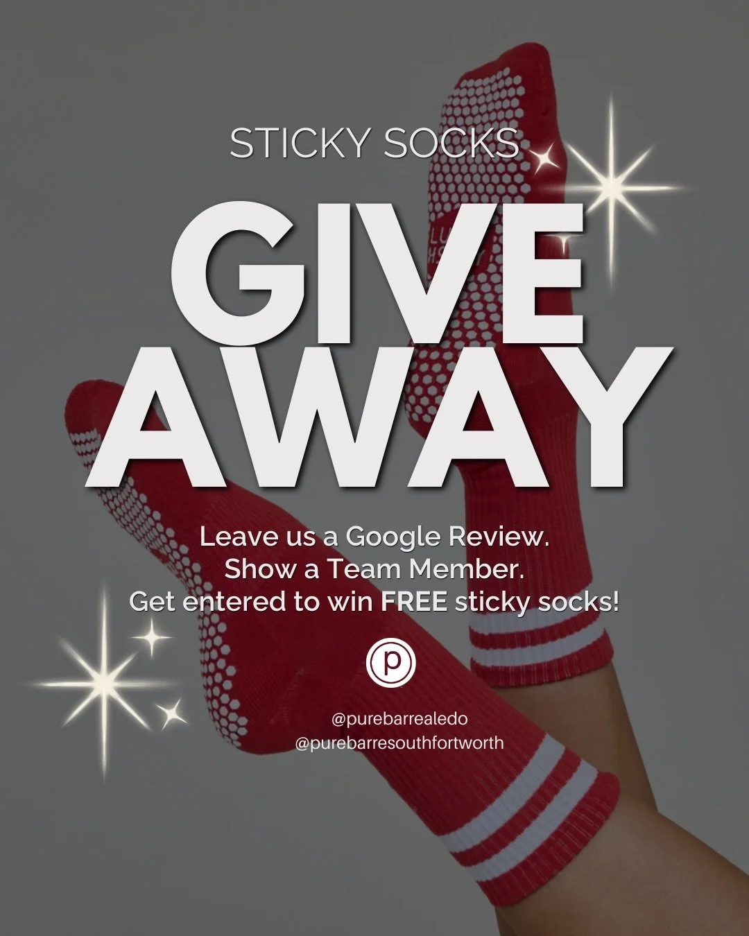 There&rsquo;s nothing we love more than hearing how Pure Barre has impacted YOU ❤️

If you&rsquo;ve taken a class at Aledo or South Fort Worth, we&rsquo;d love your feedback!

Leave us a Google review, show a team member, and you&rsquo;ll be entered 