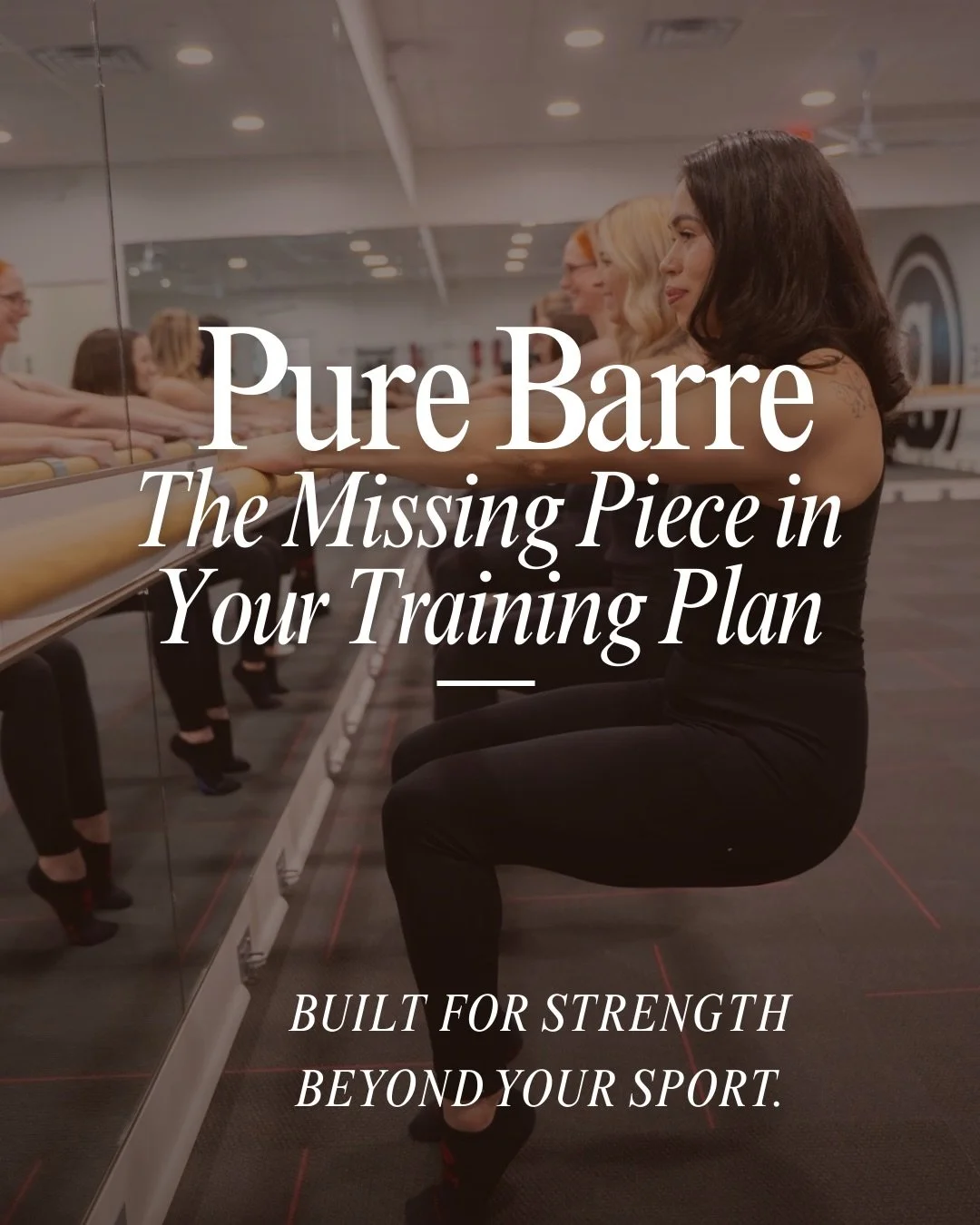 Barre isn&rsquo;t just for toning.💪🏼
It&rsquo;s for performance. ✨

If you run, lift, ride, or compete &mdash; you need stability, mobility, and control just as much as strength.

That&rsquo;s where we come in.

Cross-train with purpose.
Your body 
