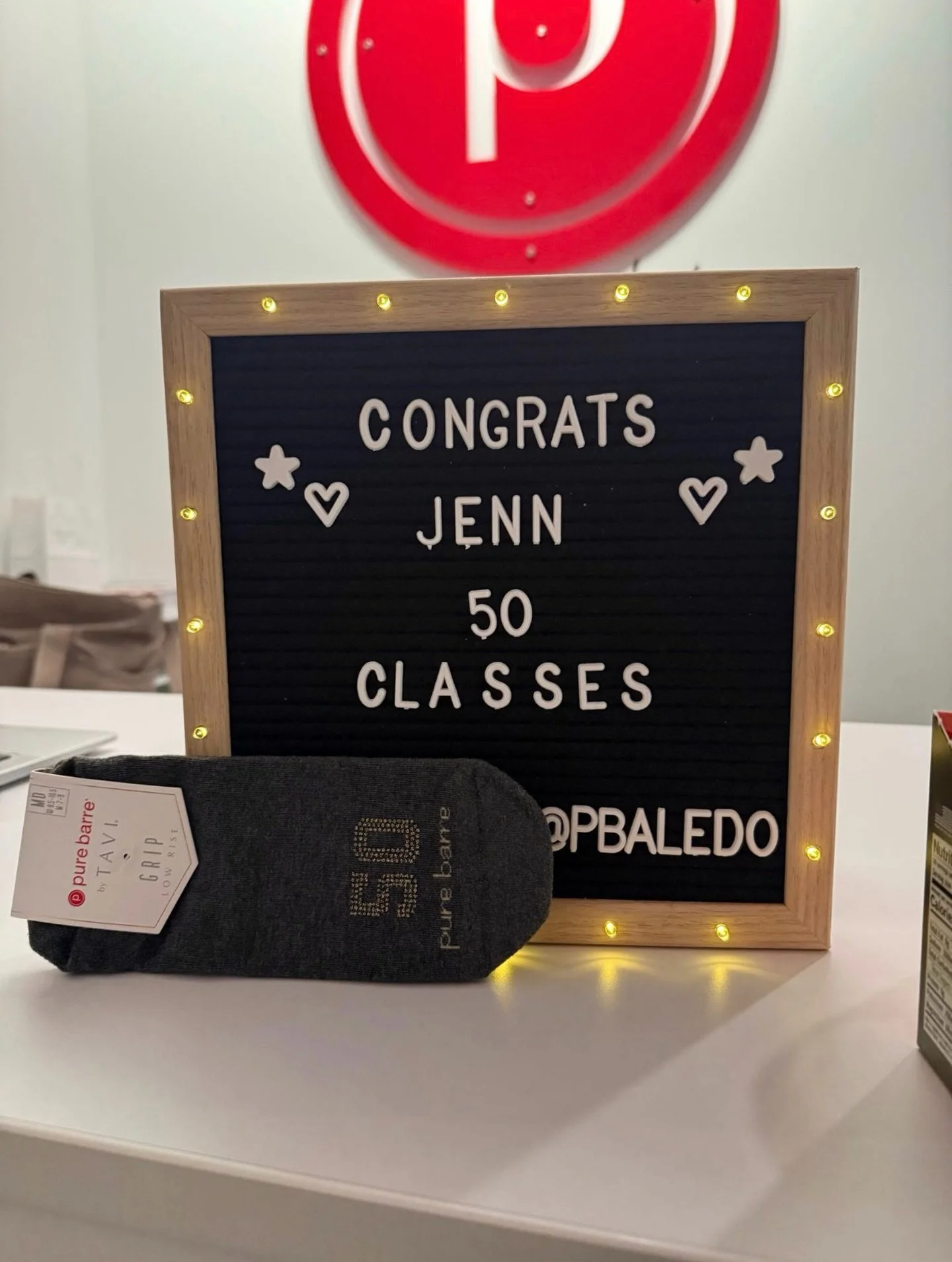 Jenn hit 50! 🎉
Congrats on your first big milestone at the barre. We can&rsquo;t wait to see what the next 50 look like. Next stop: 100! ❤️