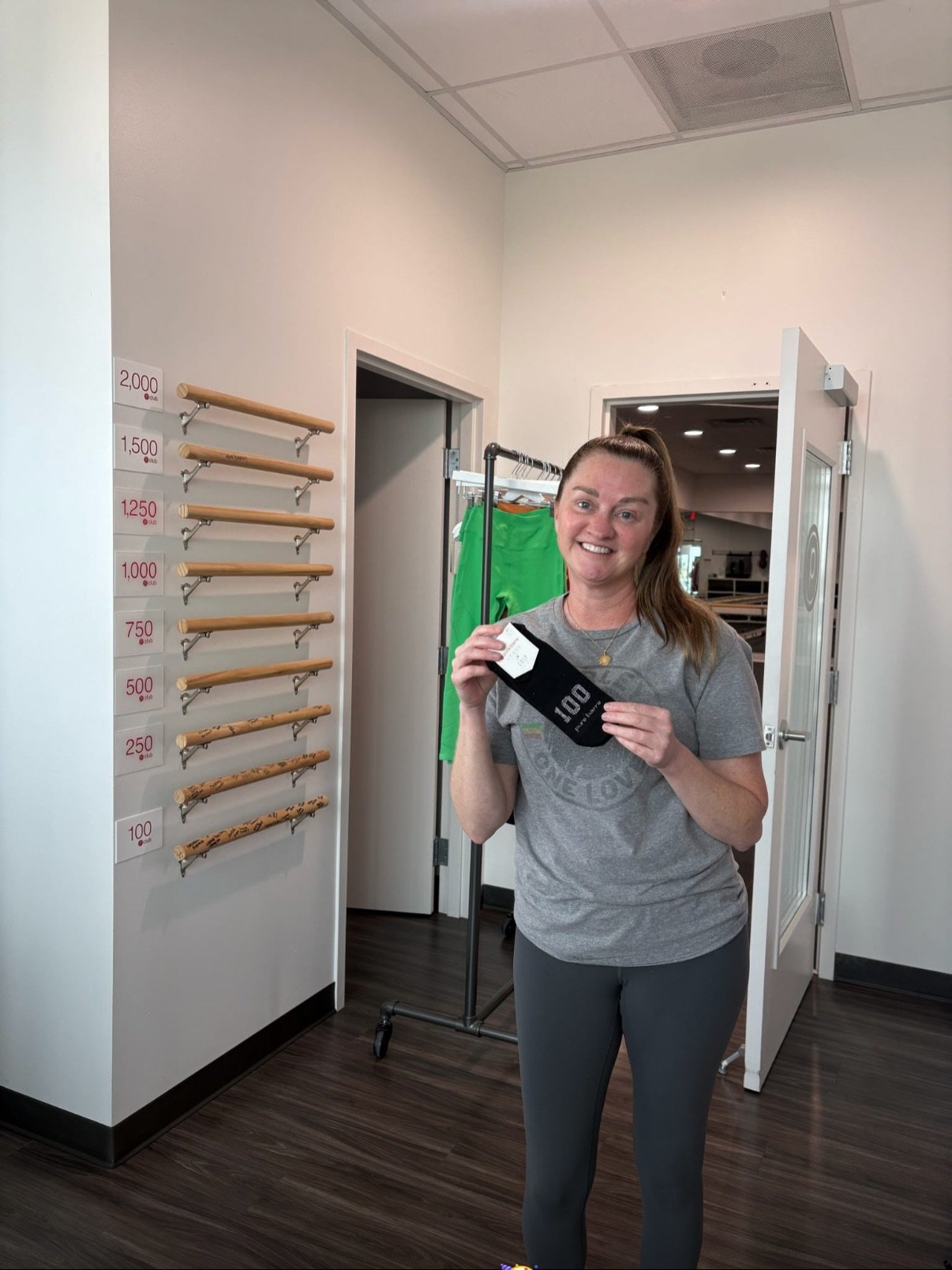 100 classes for Laurie! 🎉
Such a fun milestone to celebrate. Congratulations on hitting triple digits &mdash; we loved celebrating you today! ❤️