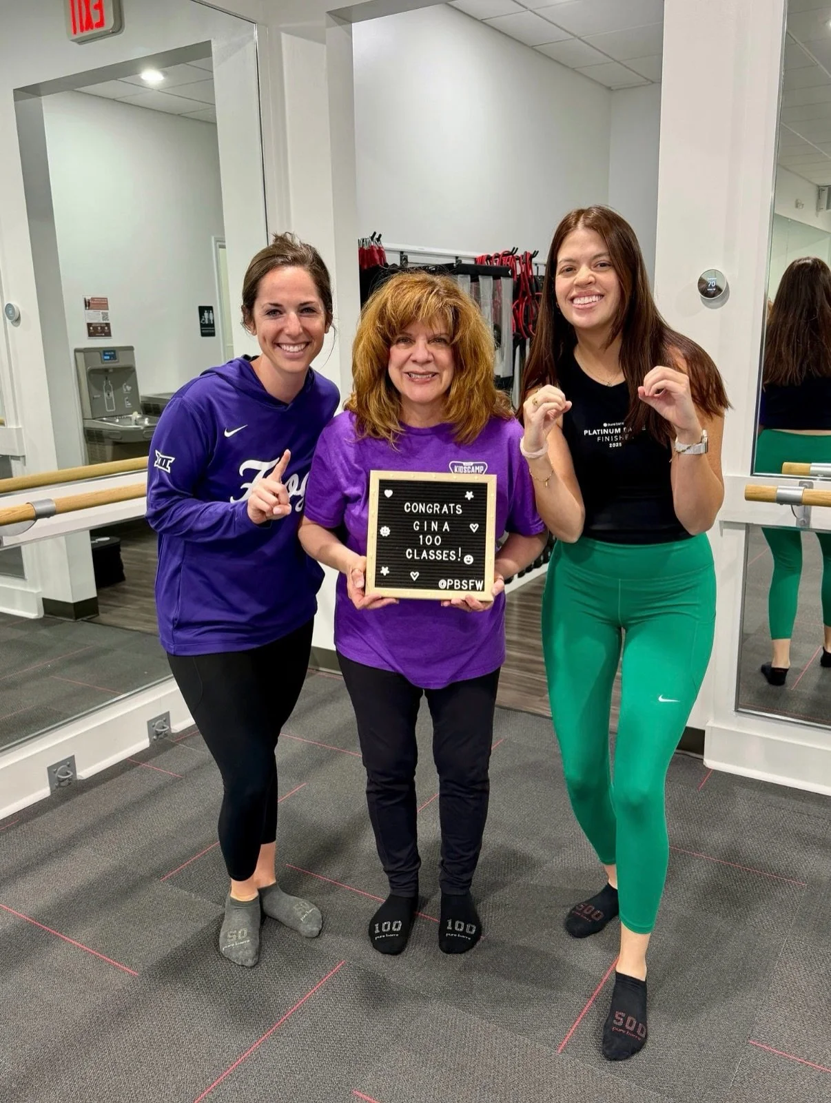 100 classes for Gina ❤️✨
Such a special milestone and we are beyond proud of you &mdash; your consistency, strength, and dedication truly show every time you walk through our doors.
We loved celebrating you! 🫶🏼