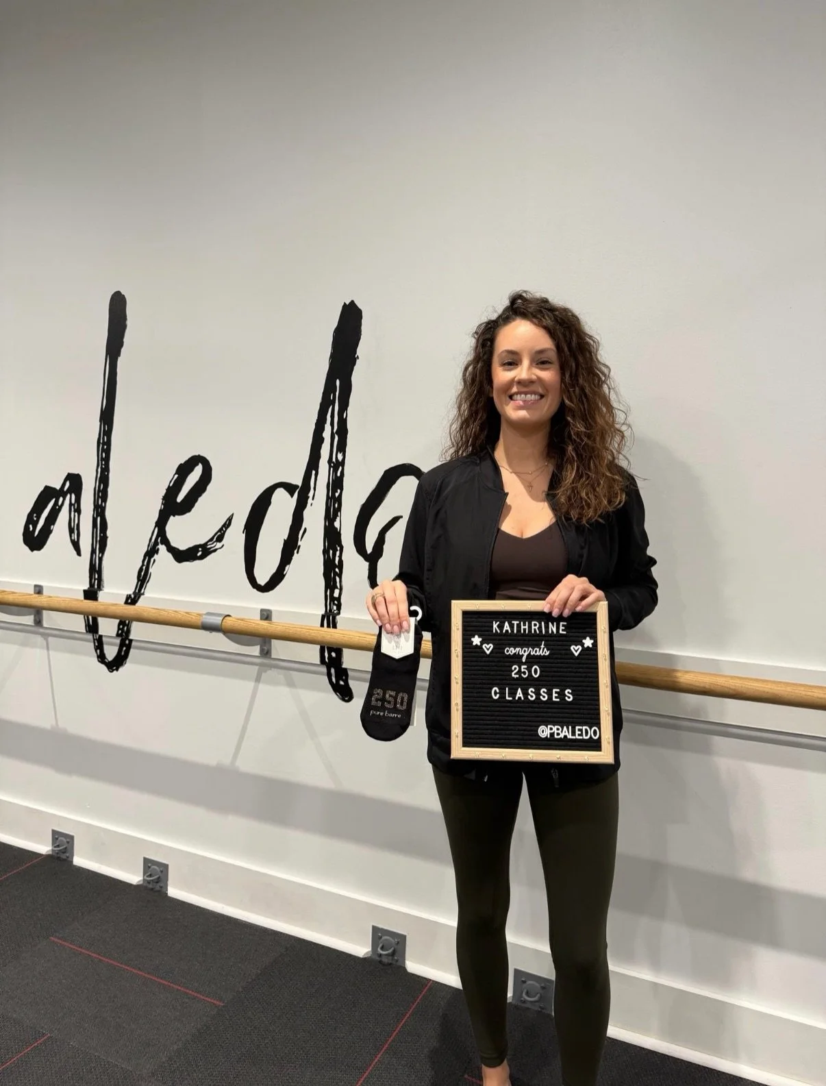 A VERY special congratulations to our very own Ambassador, Kathrine 🤍✨
250 classes!!!

Strong, beautiful, &amp; hilarious &mdash; you make our studio better just by being in it. We are so proud of you and loved getting to celebrate this milestone wi