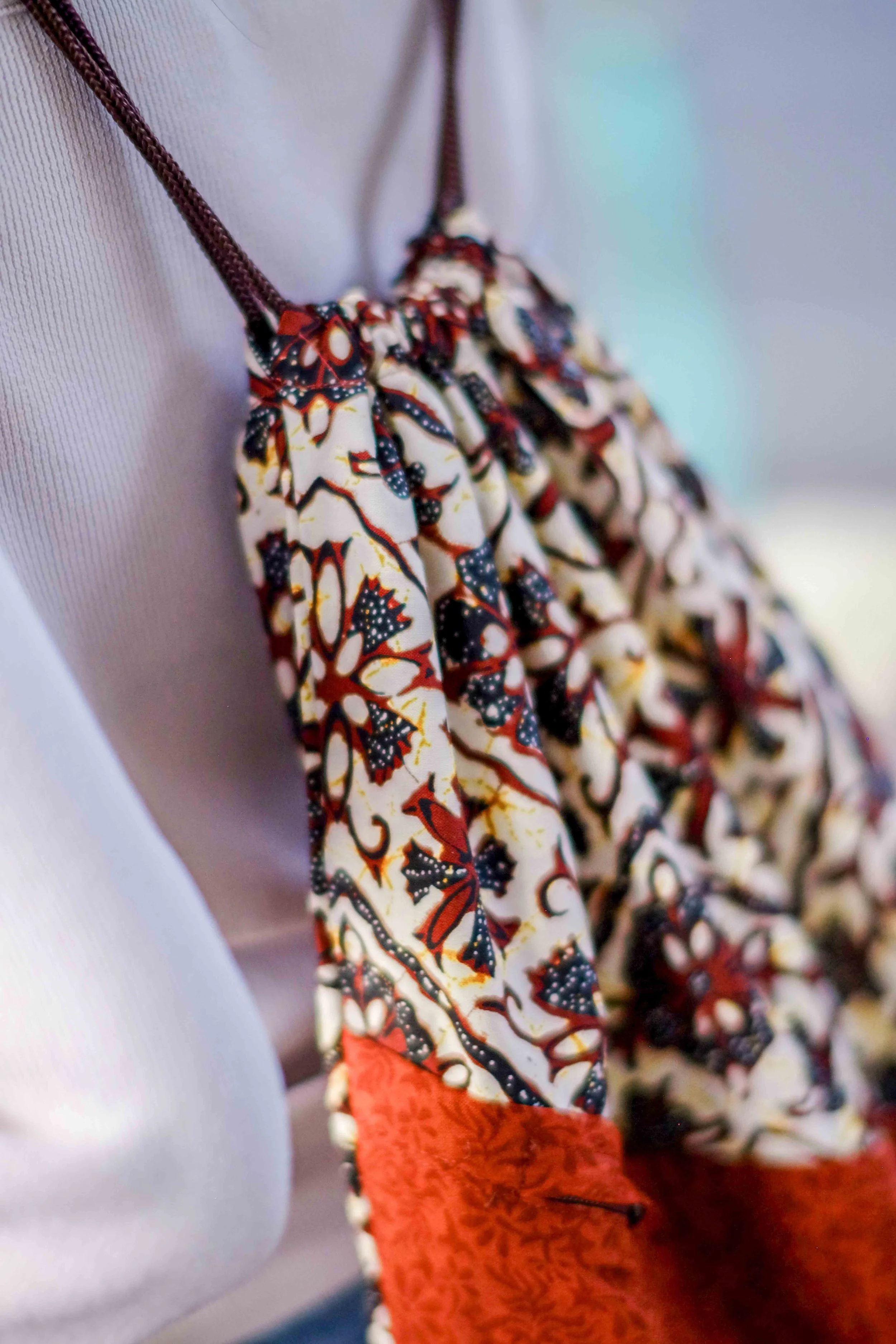 Rust & Burgundy Floral Batik Drawstring Backpack 3.jpg