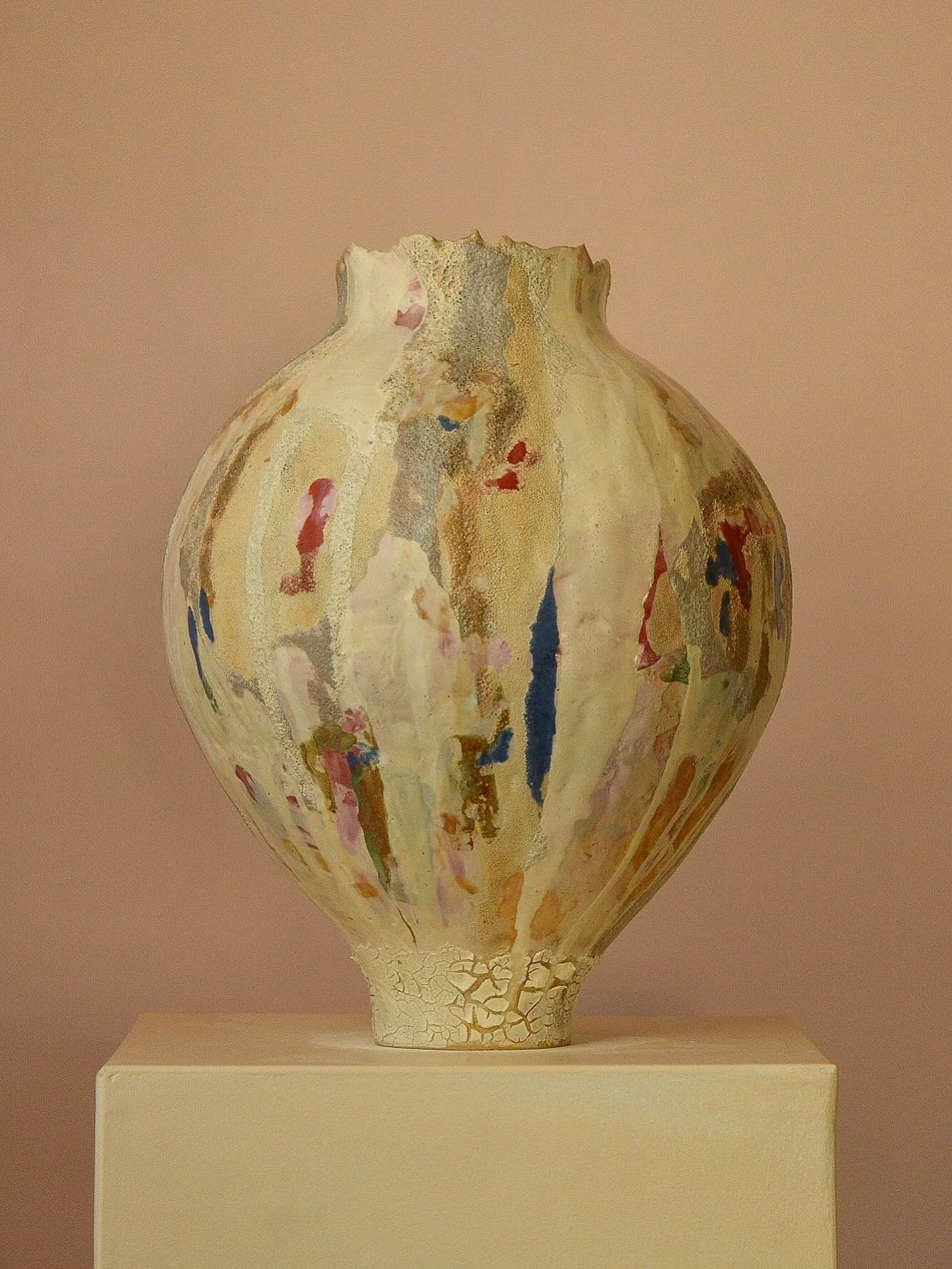 a glimmer keeps guiding
12&rdquo; x 10.5&rdquo;
stoneware, glaze