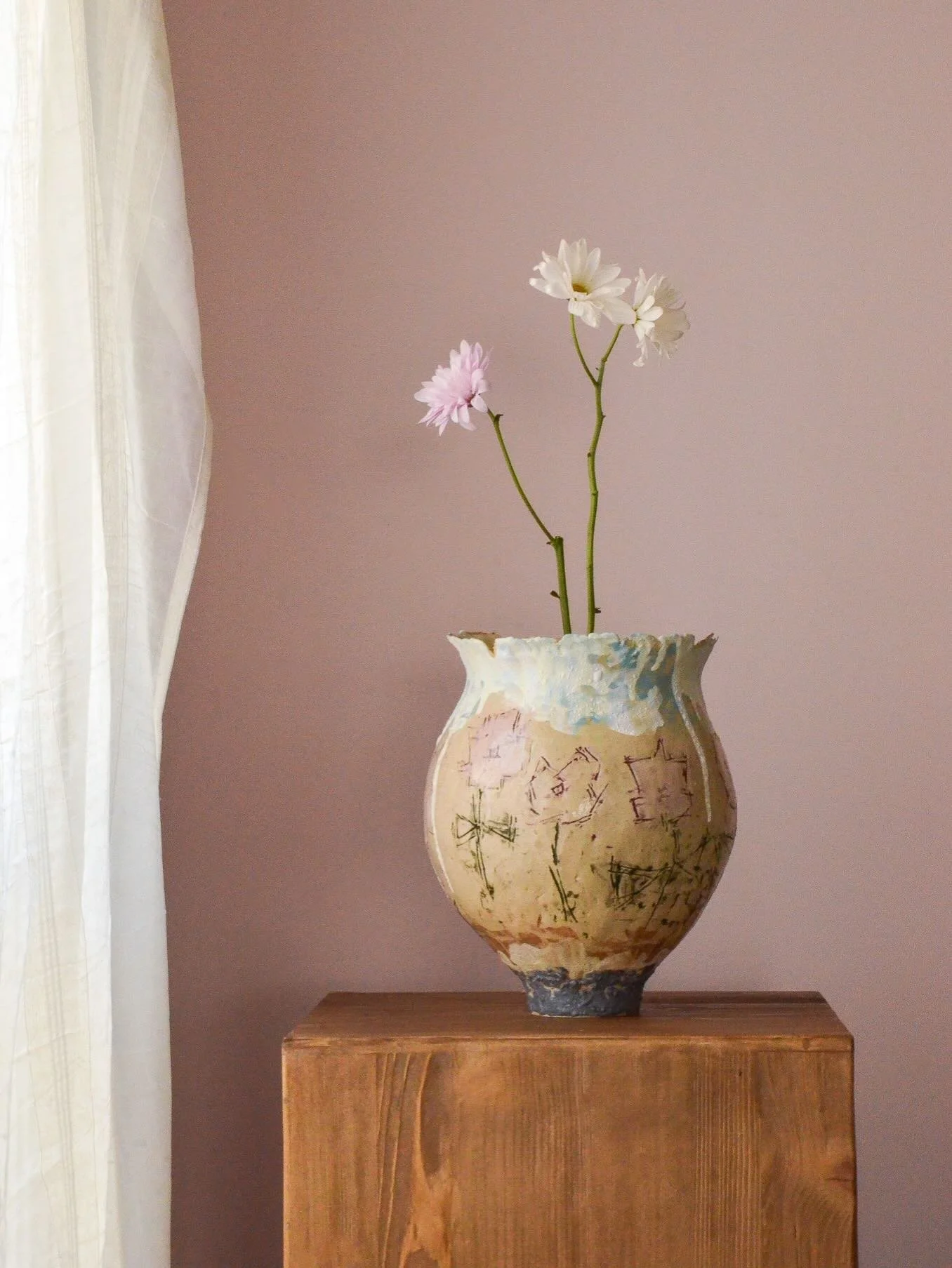 I just finished a body of work and am catching my breath before I start making work for very exciting new gallery representation that made me literally run naked through my house when I got the call lol 

I love new beginnings.