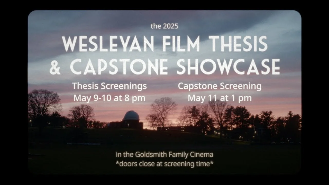 Thesis Film Showcase Trailer (Wesleyan College of Film)