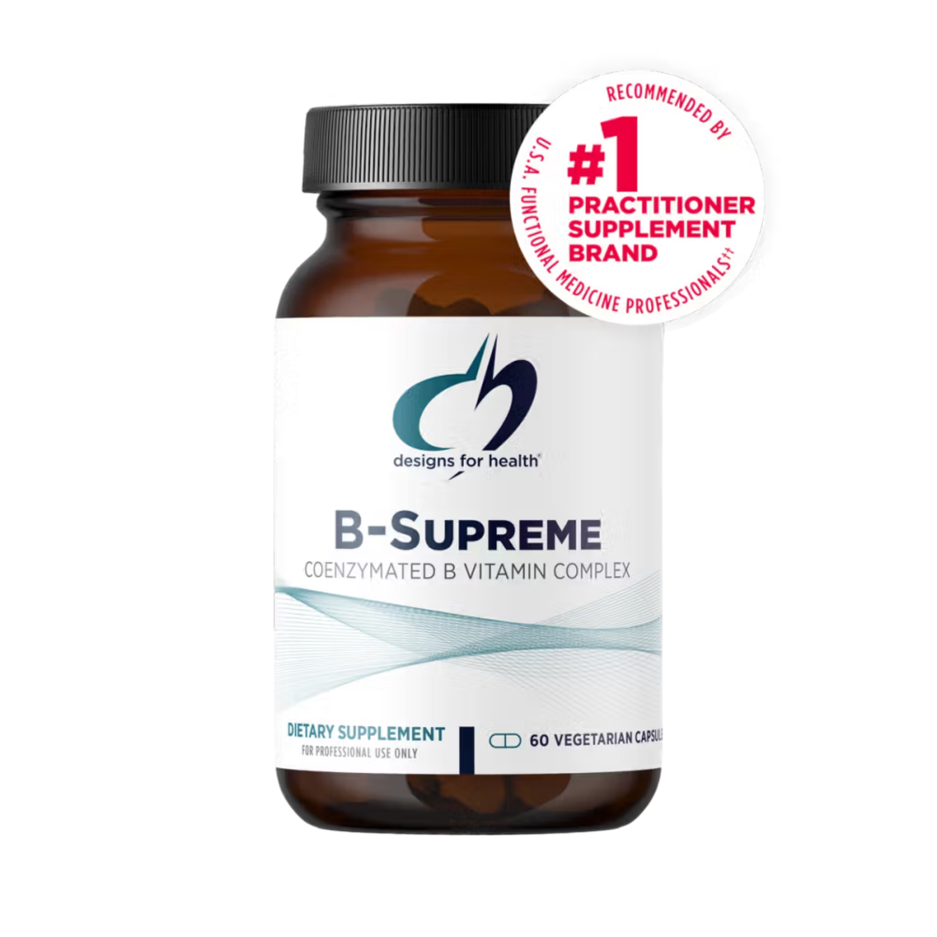 B-Supreme B vitamin complex supplement by Designs for Health