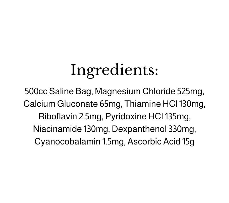 Natural Defense IV Kit - vitamin C and B vitamins to protect against illness and speed recovery