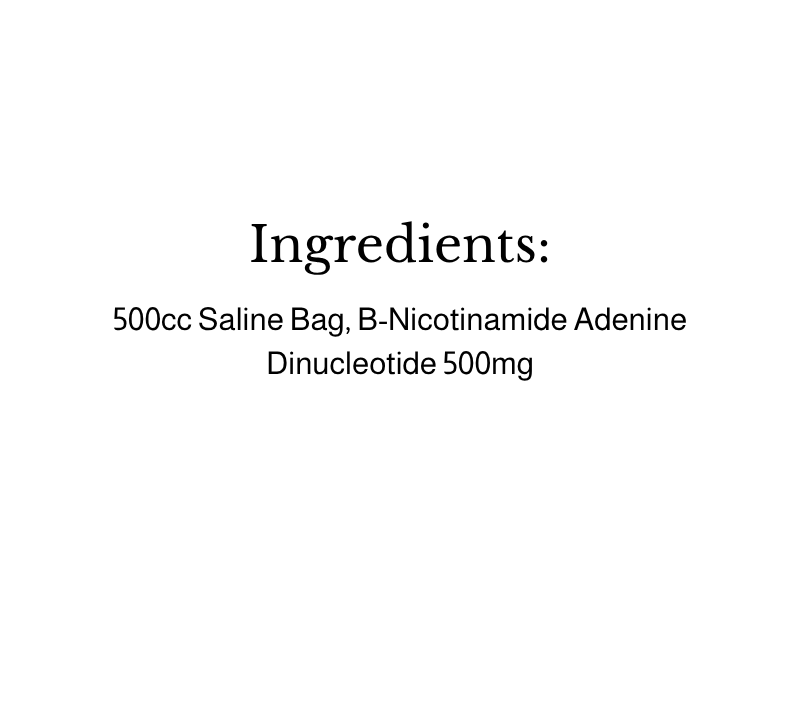 NAD IV Kit - B-Nicotinamide Adenine Dinucleotide 500mg for cell regeneration and cognitive function
