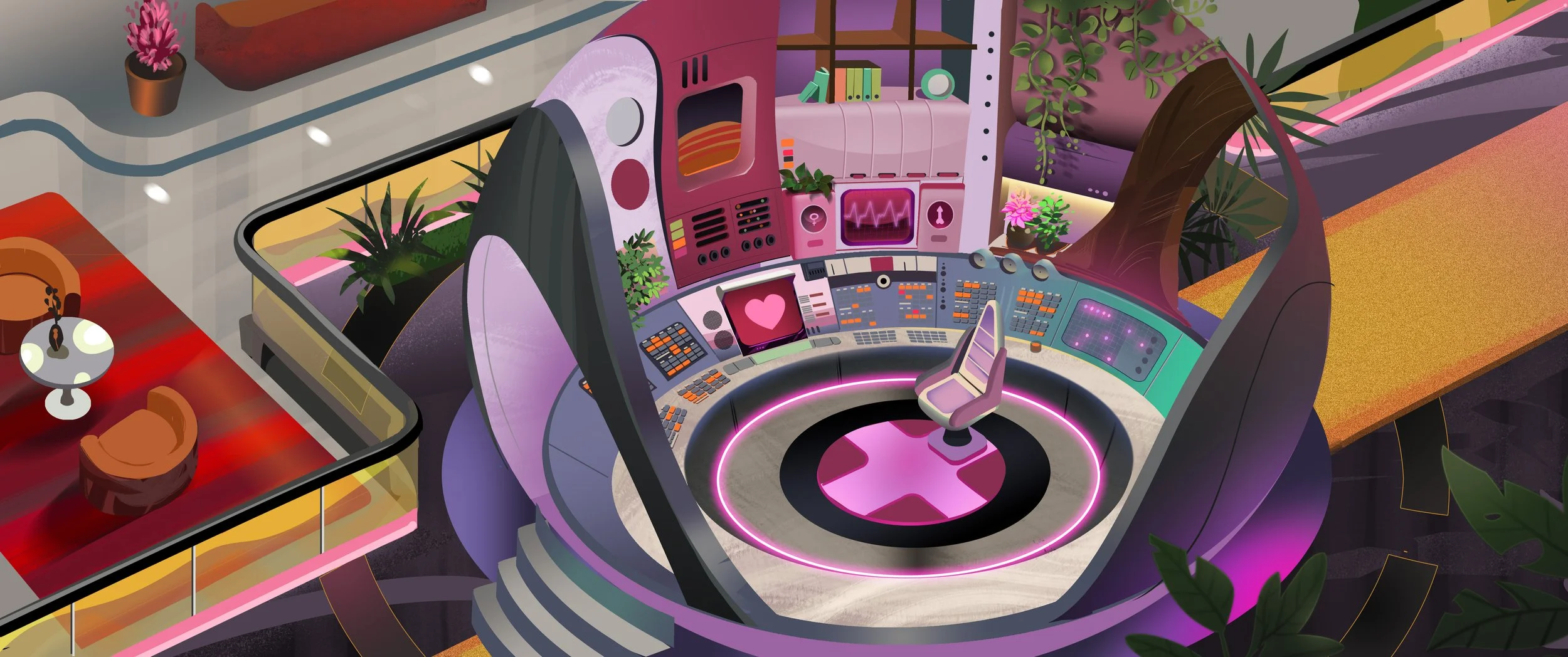 Color work in process, finalizing details