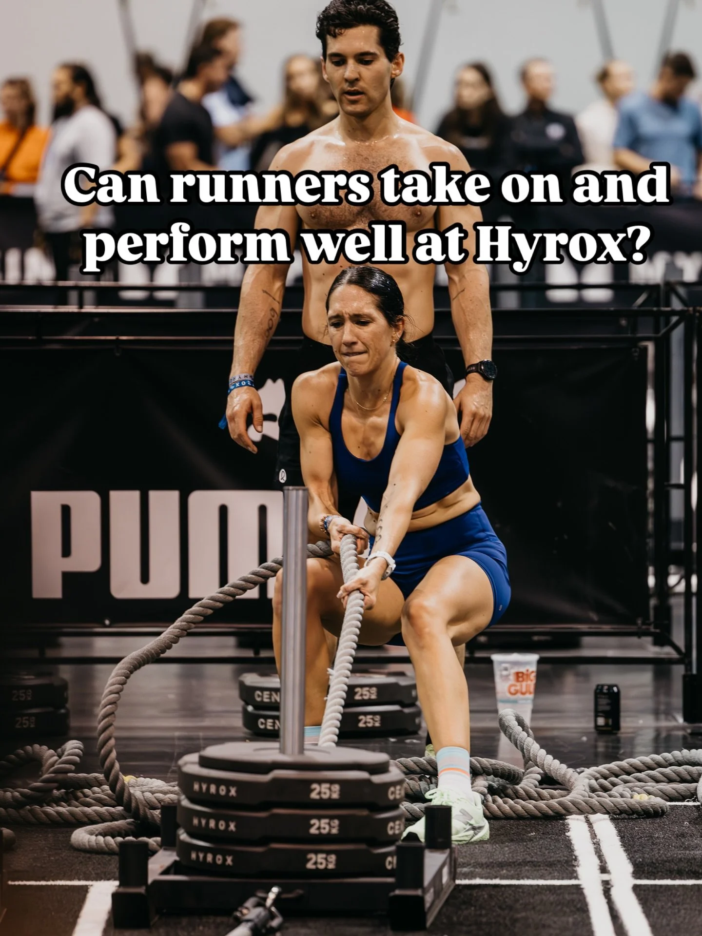 I kept hearing hyrox is a runners race and honestly I agree! Here&rsquo;s some reasons why: 

🫡 Running is the backbone of the race
HYROX is ~8K of running broken up by stations. If running is your strength, you&rsquo;re gaining time every single la