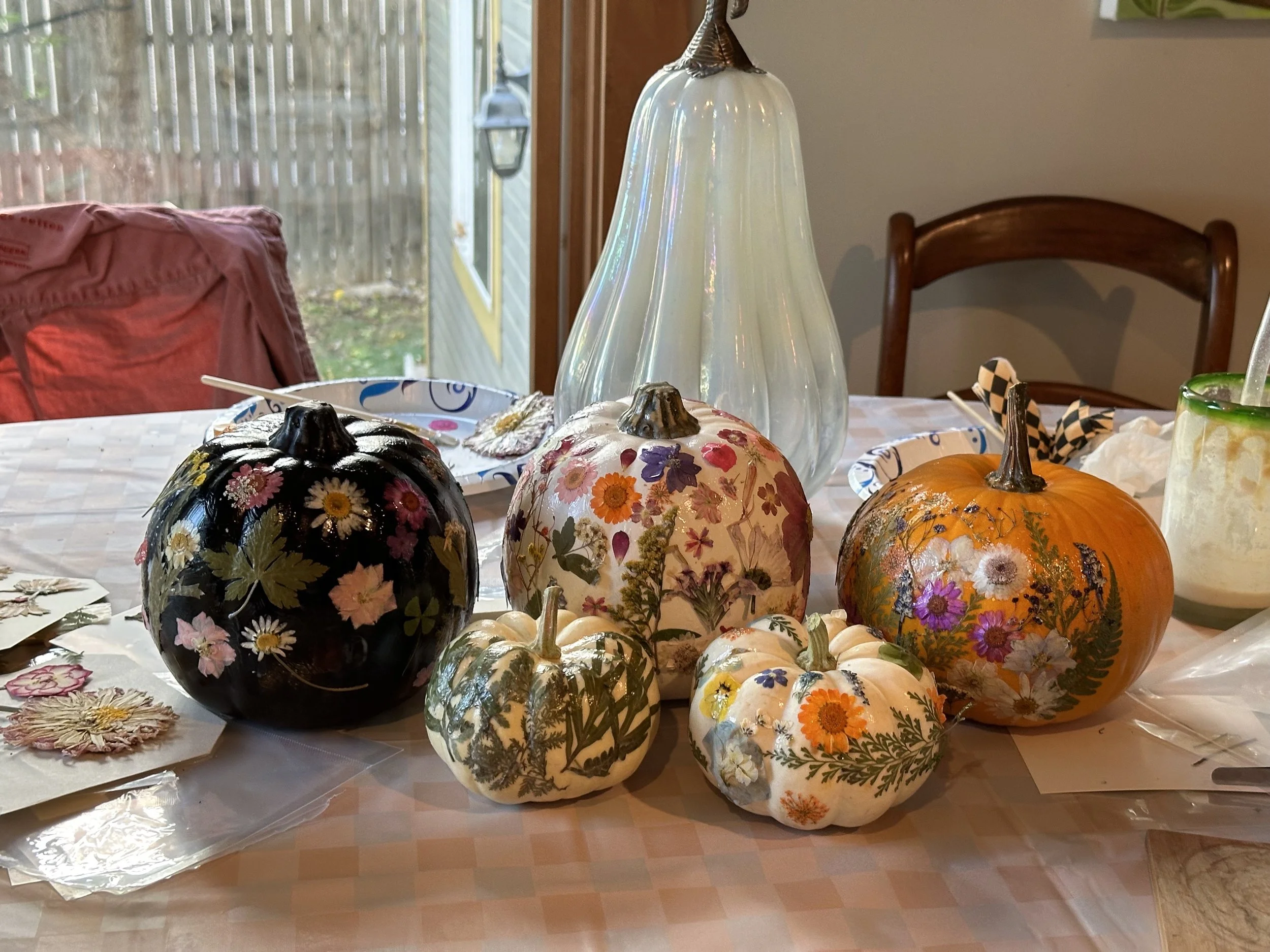 🌼 How to Make: Floral Pumpkins 🌼