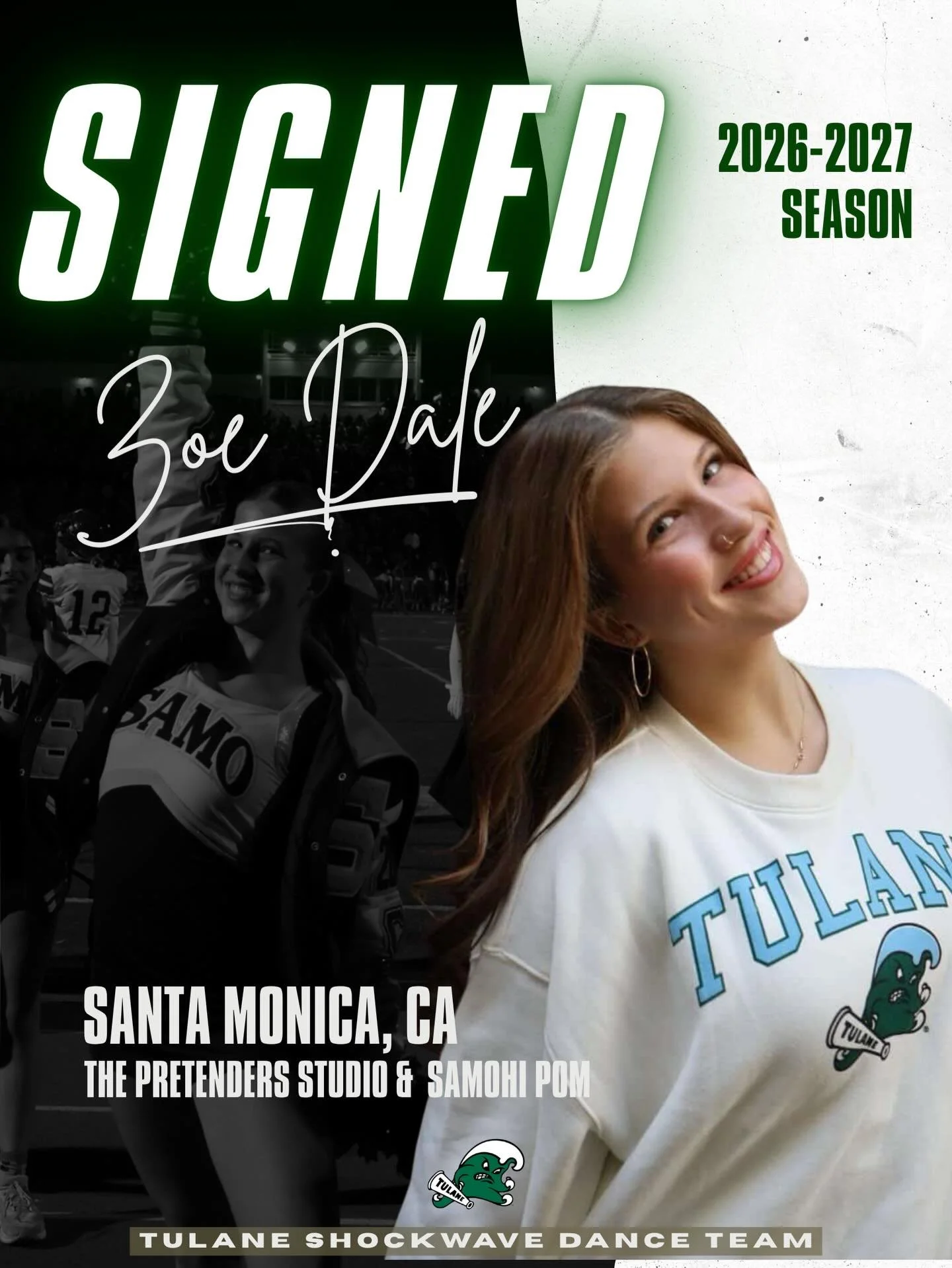 We are excited to announce our next new member for the 2026-2027 season, Zoe!

Roll wave 🌊