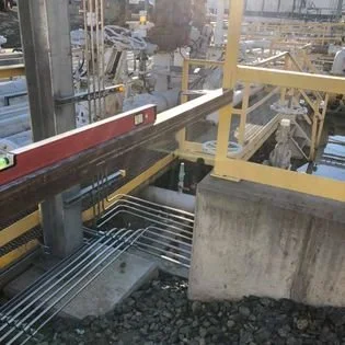 Handrail addition and repair at DOT gas terminal
