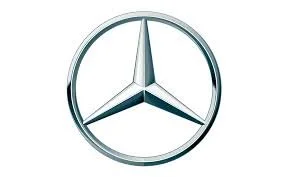 Mercedes-Benz logo with a three-pointed star inside a circle.