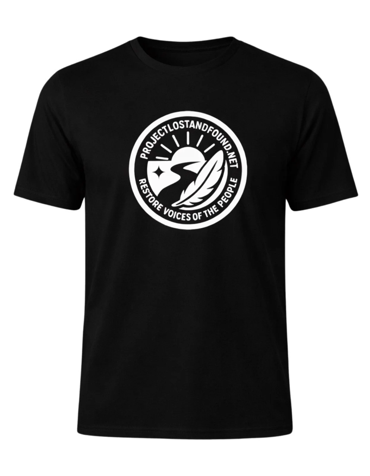 Black T-Shirt (black & white logo)