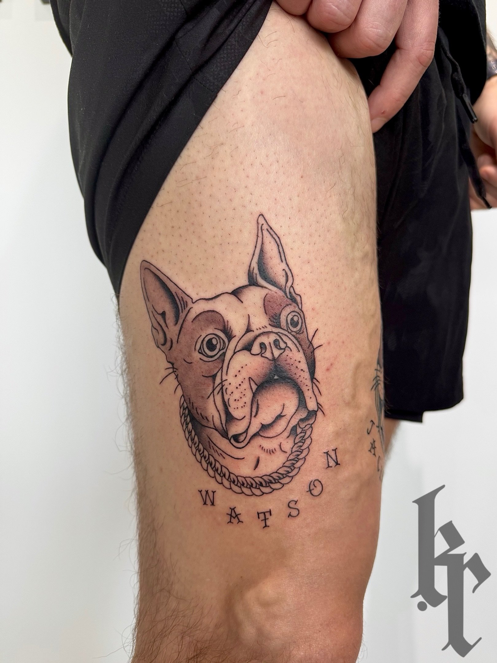 thank you @kyletabor for being such a loyal client all our projects are always so much fun, swipe to see watson🐾
&bull;
&bull;
&bull;
#americantraditionaltattoo #petportraits #downtownkelowna #screamineagletattoo #privatestudio