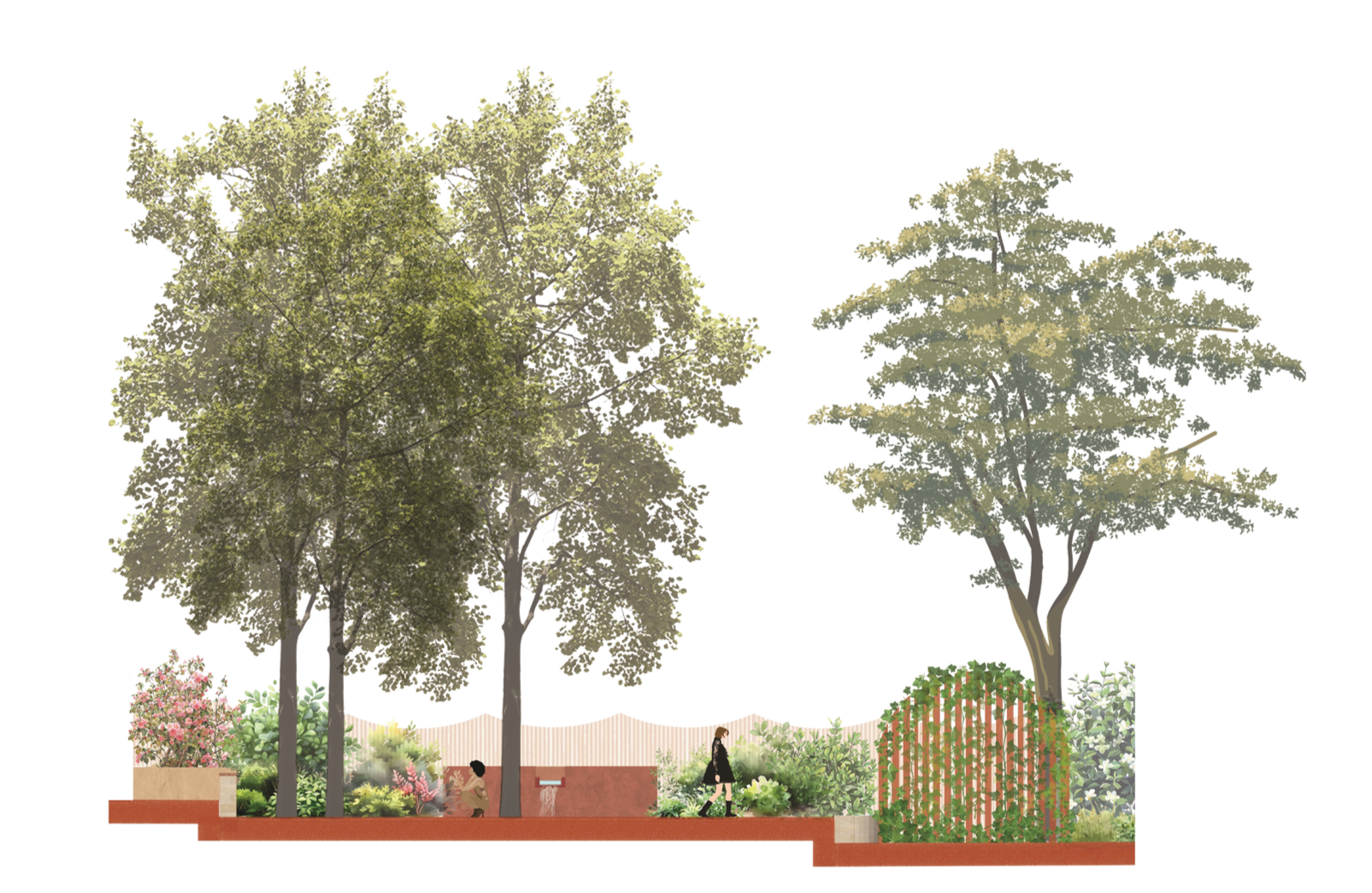 A garden, a Spine, a Sanctuary