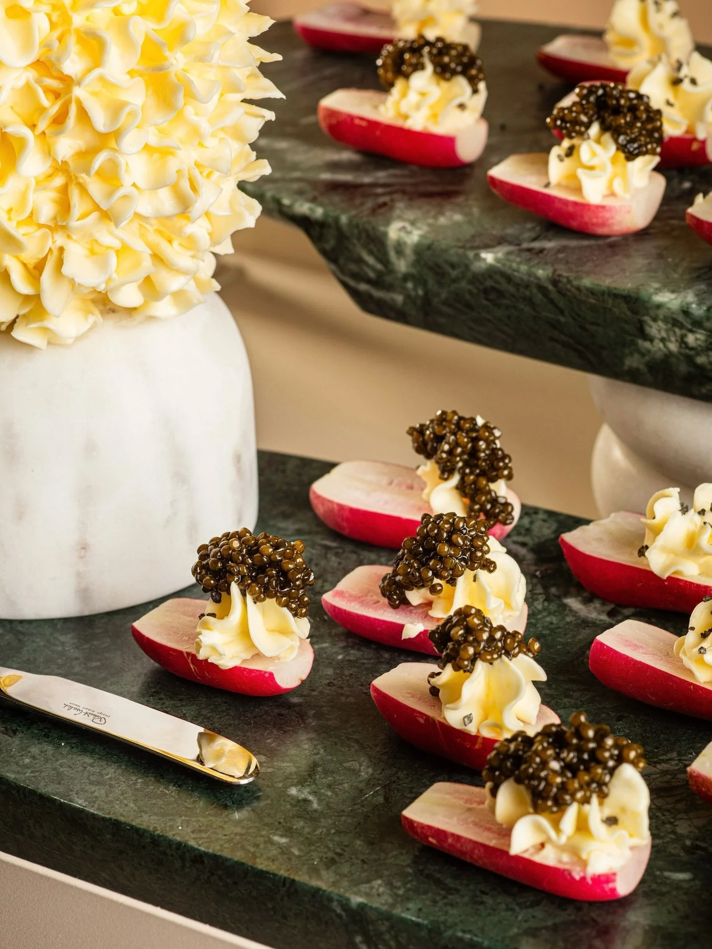 Our butter cart, designed for lingering.