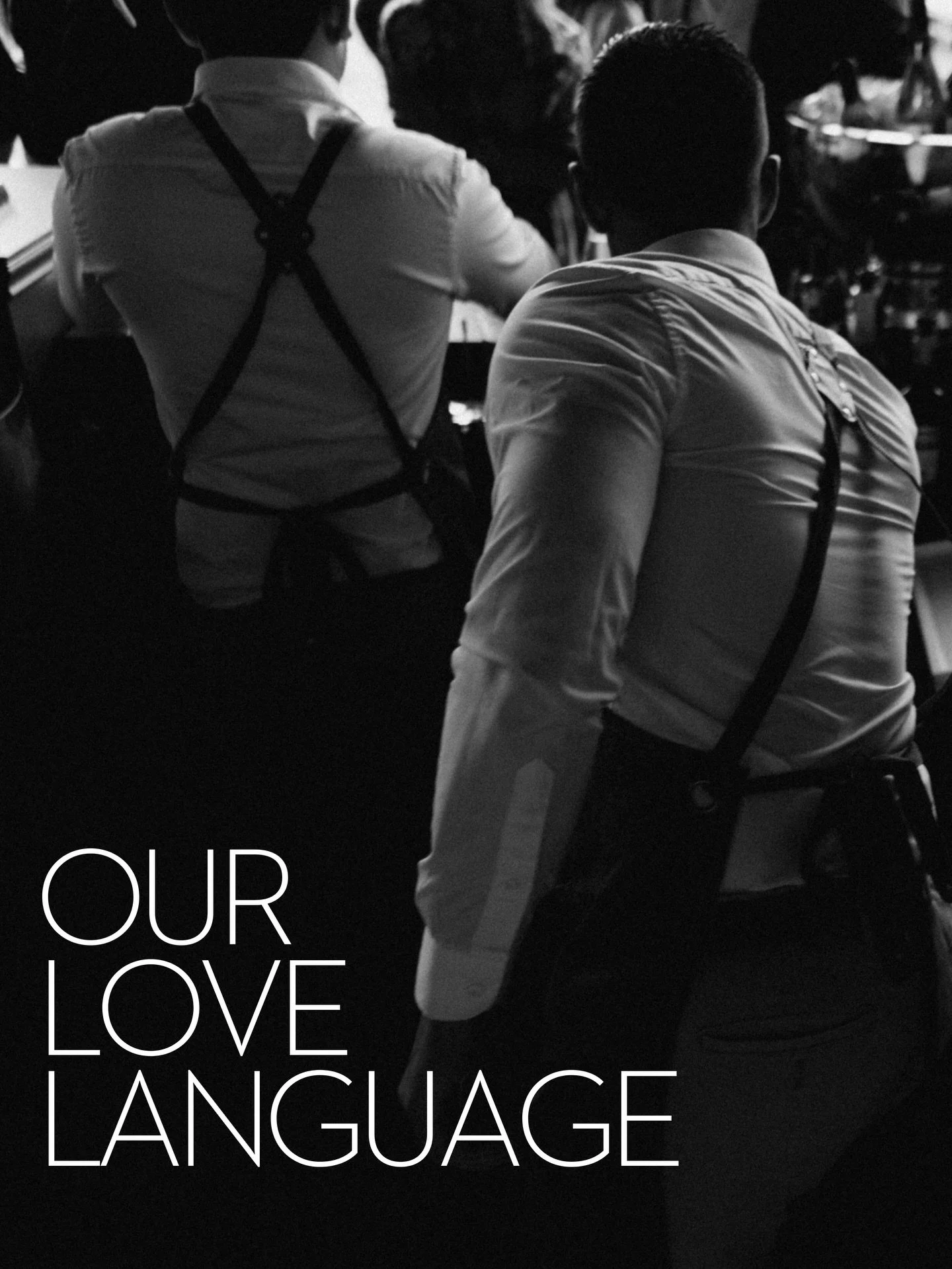 Acts of service is the obvious answer, but the way we show love is never casual.