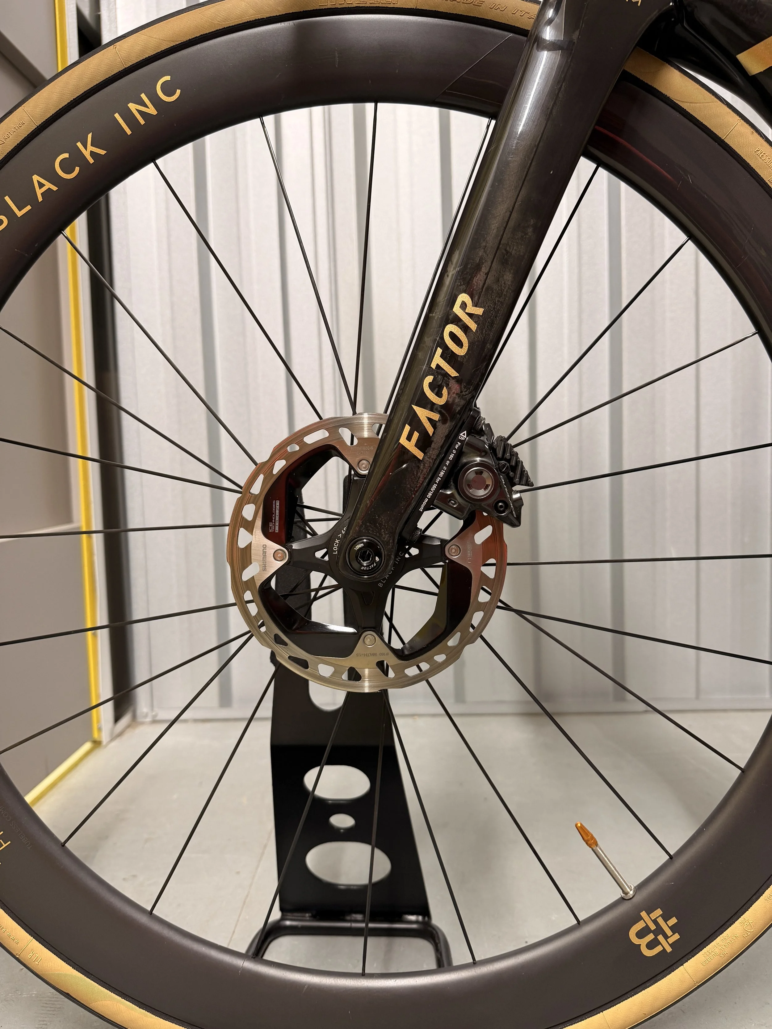 2023 Factor Ostro VAM Brushed Gold Limited Edition - Dura-Ace Di2 Full Carbon Road Bike