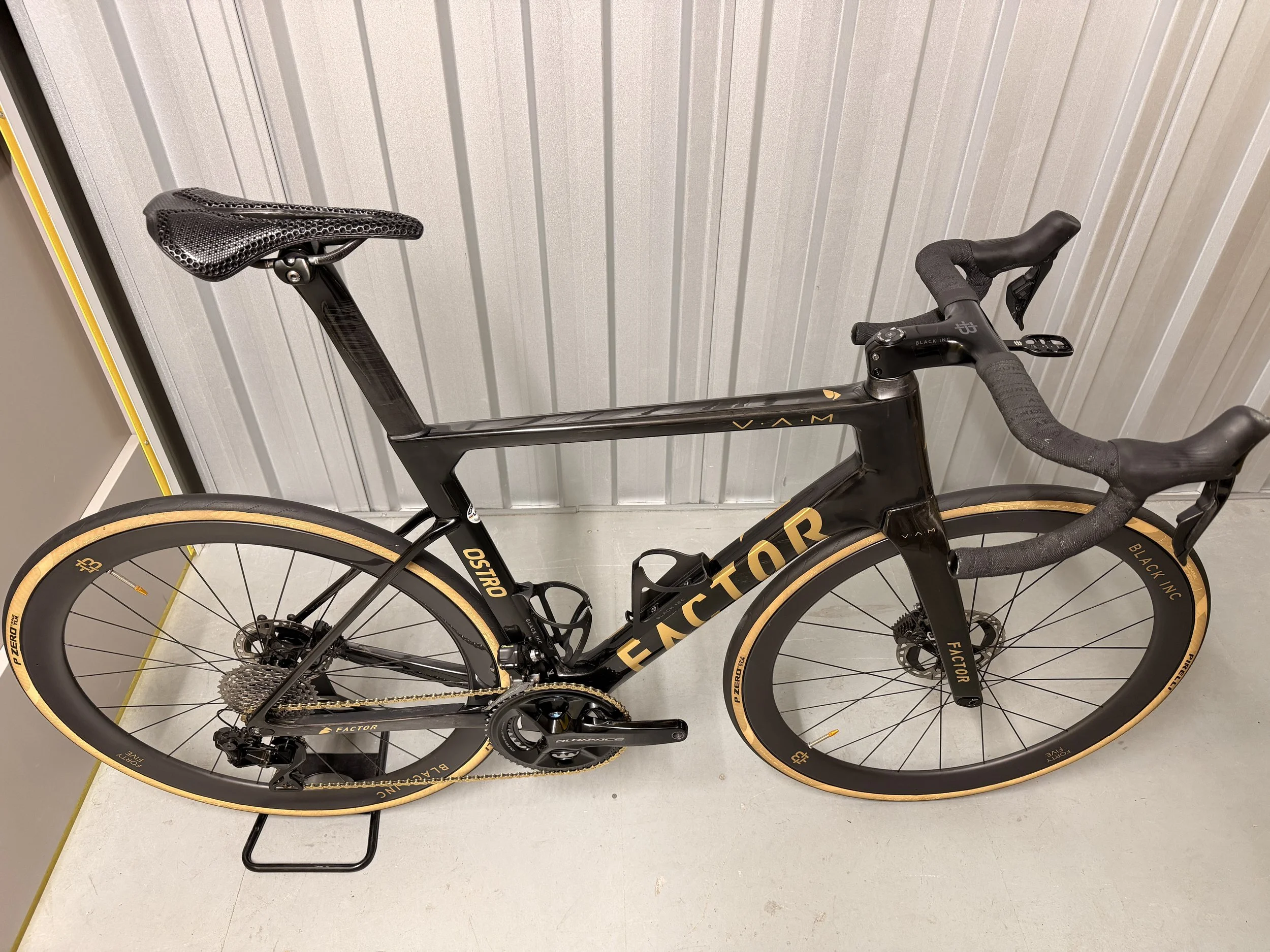 2023 Factor Ostro VAM Brushed Gold Limited Edition - Dura-Ace Di2 Full Carbon Road Bike