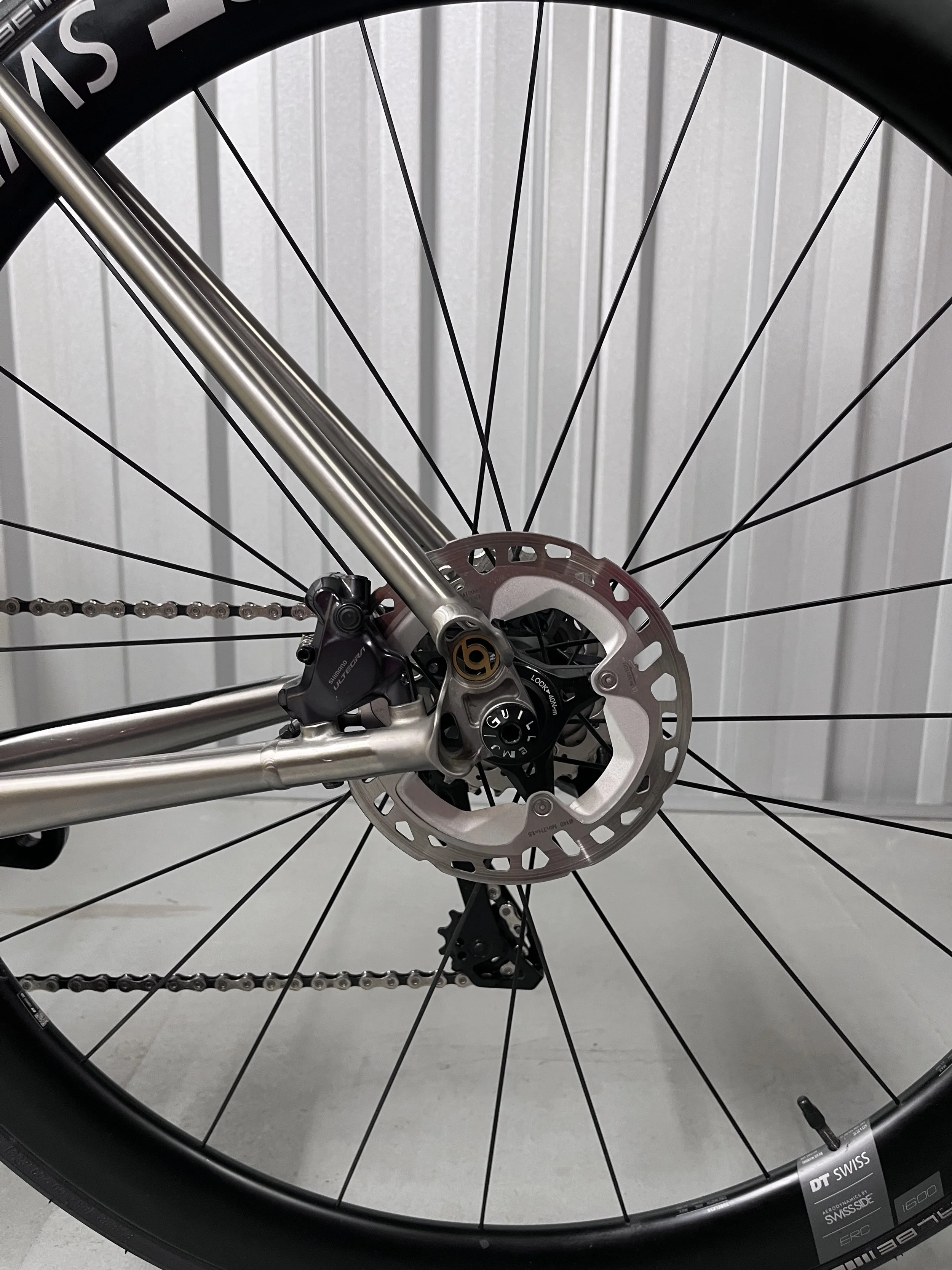 2024 J. Guillem Orient Ultegra Di2 Disc - Rapha RCC Titanium Road Bike