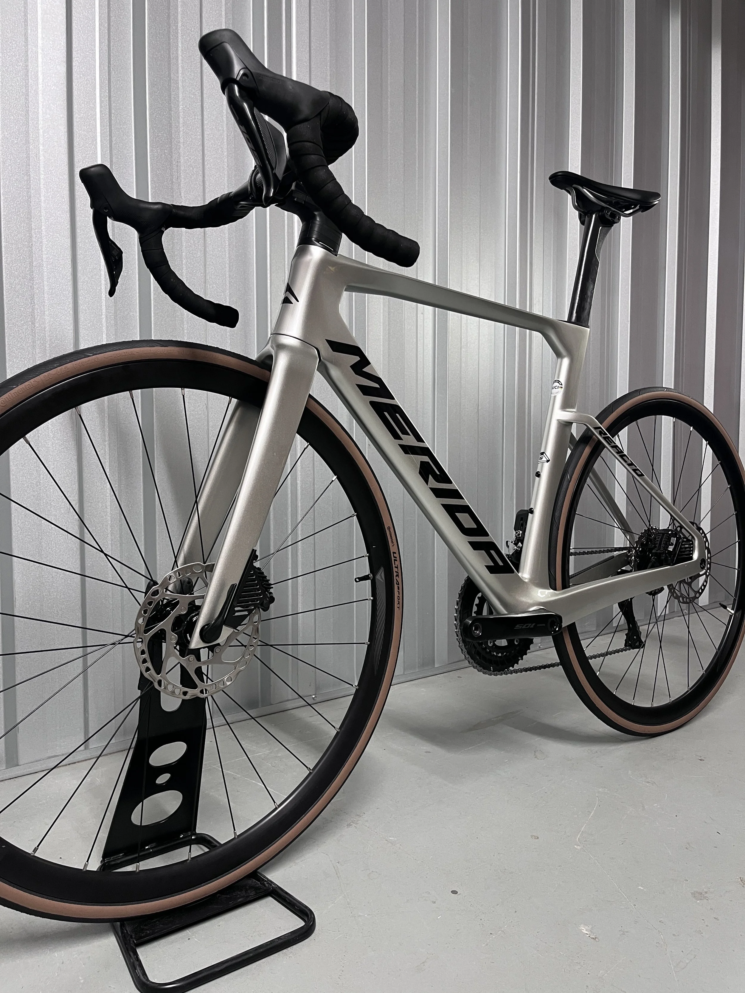 2023 Merida Reacto in Titanium 105 Di2
