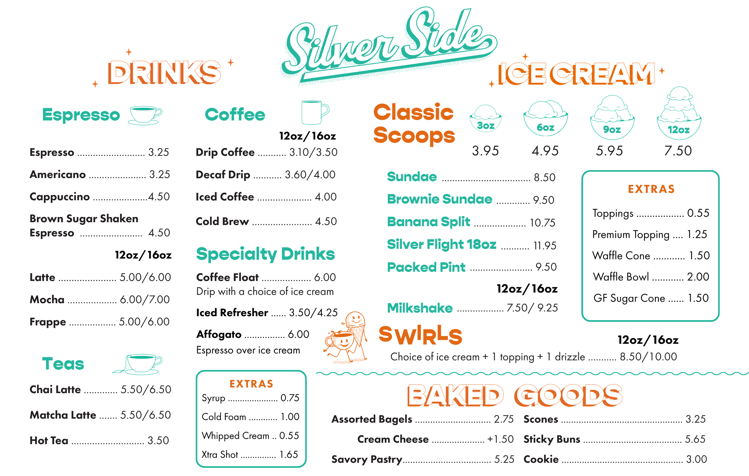 Silverbacks Menu Menu — Silver Side