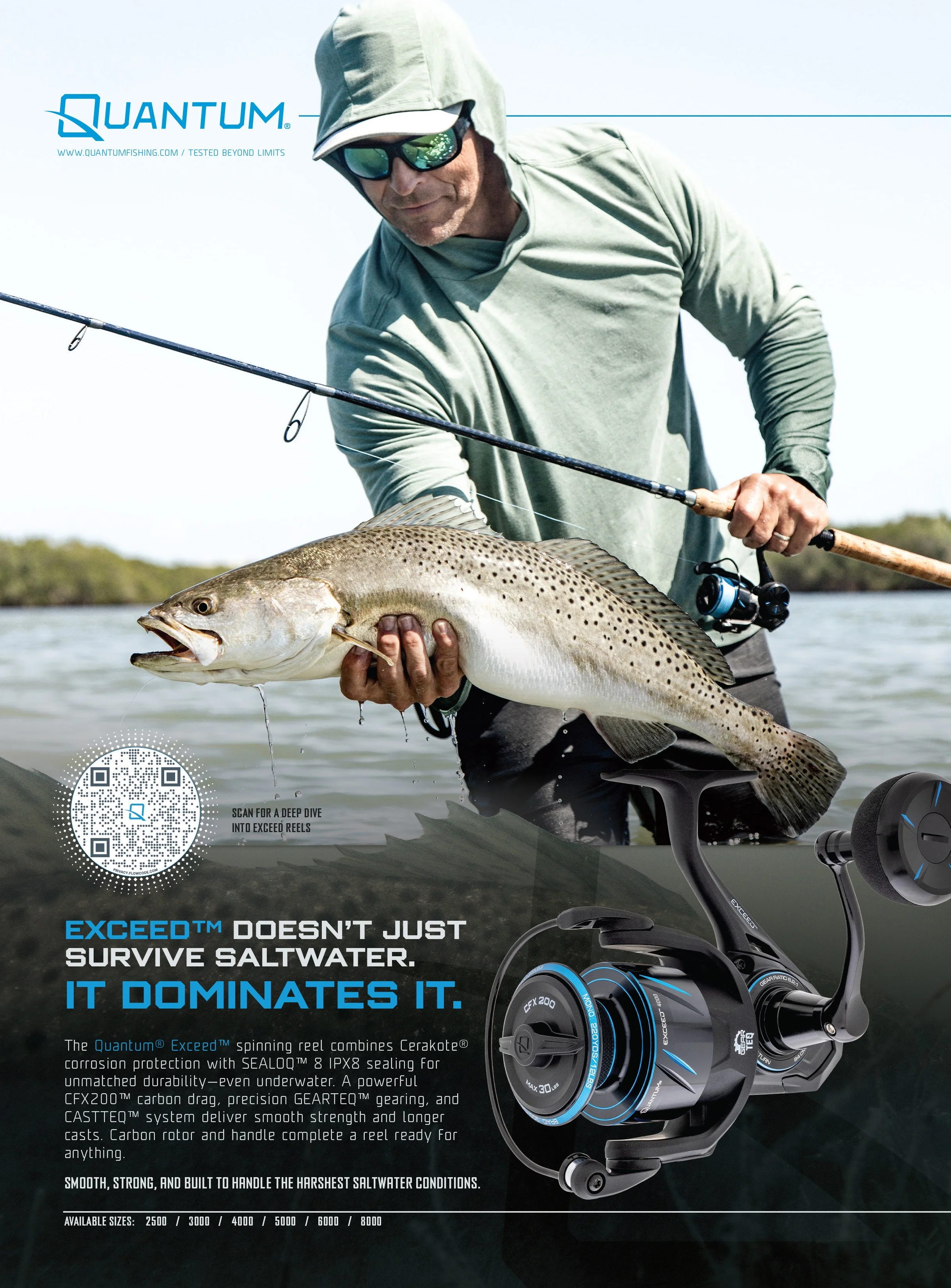 Single Page - Quantum Exceed Ad for Print Magazine