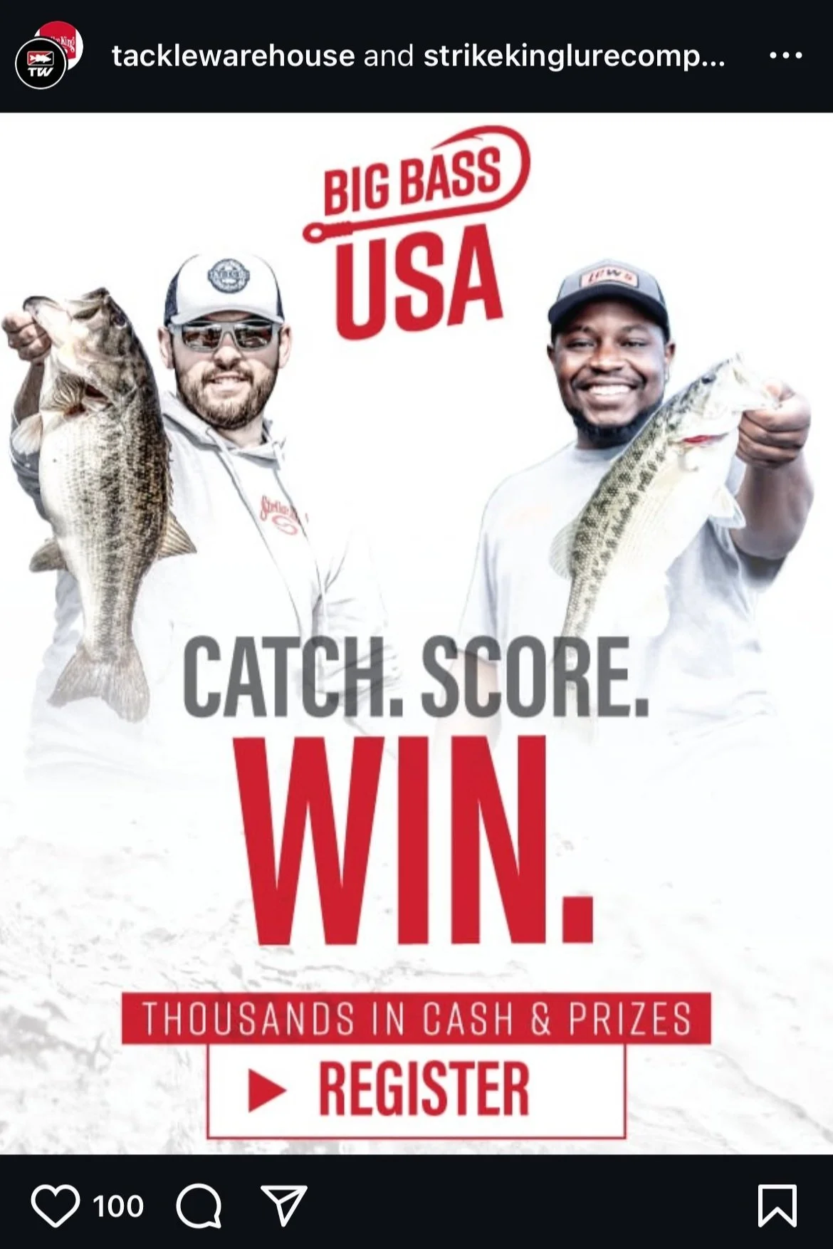 BIG BASS USA social media promotion