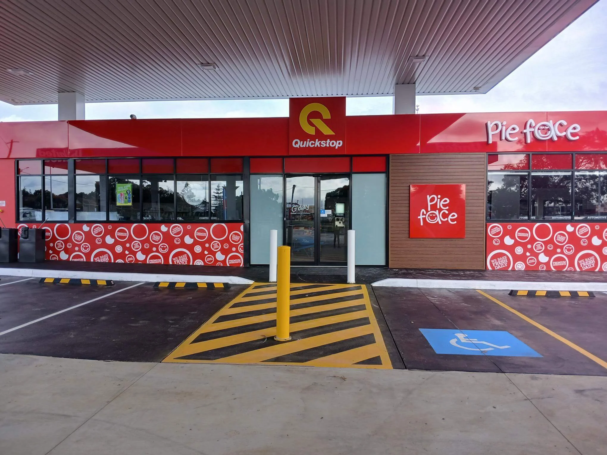 Service Station Line Marking