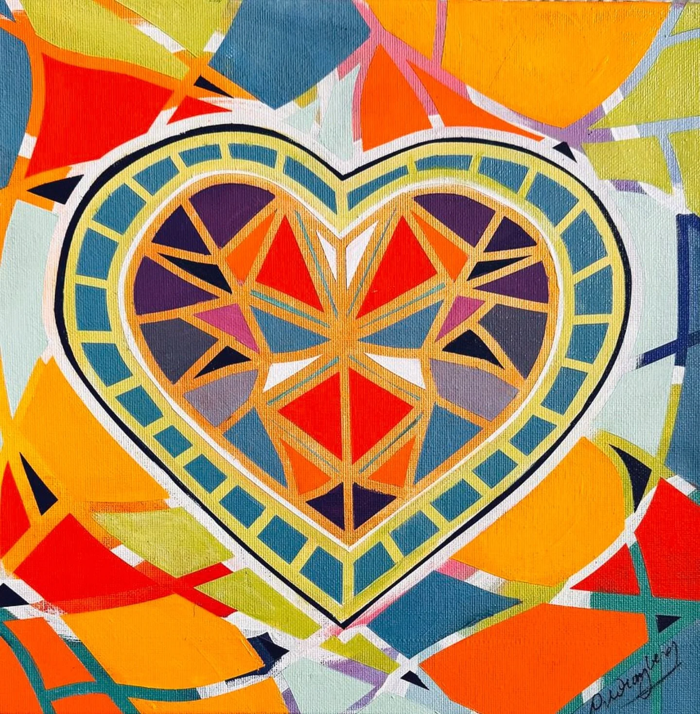 Local Artist Feature: Debra Wronzberg is an award-winning artist having recently won the Emerging Artist Award from the Artist Network Riverwalk Art Show. Her unique, signature style is paintings that marry semi-abstracts with mosaics. Debra maps out