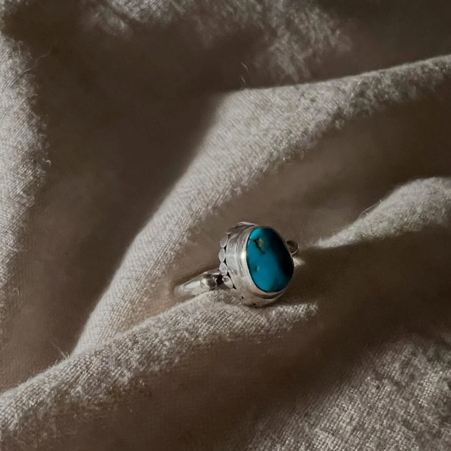 *Not my original design*
.
.
Successful repair on this beauty of a ring!
Swipe to see the before.
The setting had to be slightly rebuilt, and stone reset.  Added a little sterling ball to match the other side, and gave it a shine!

Reach out for a fr