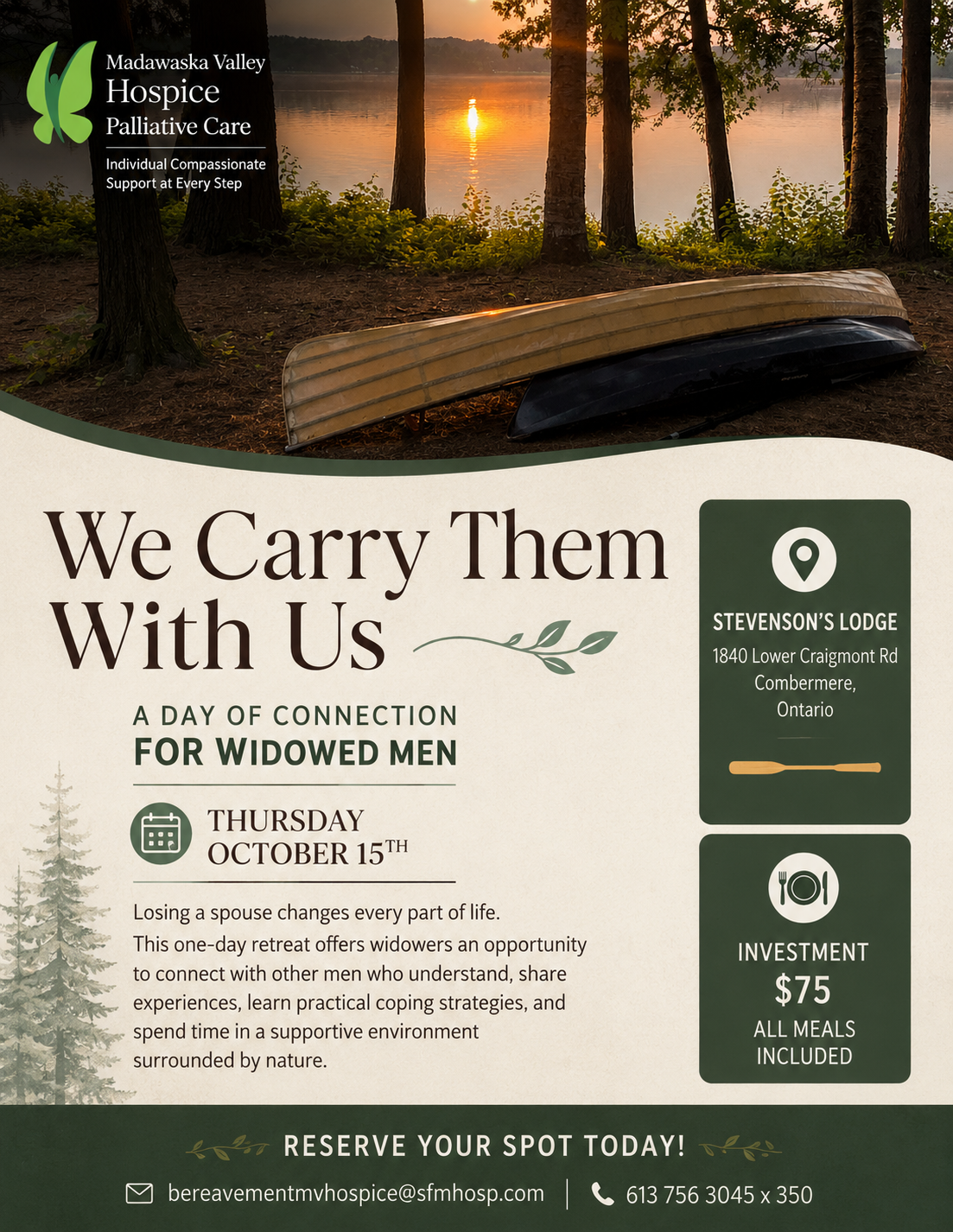 Widower Retreat October 15