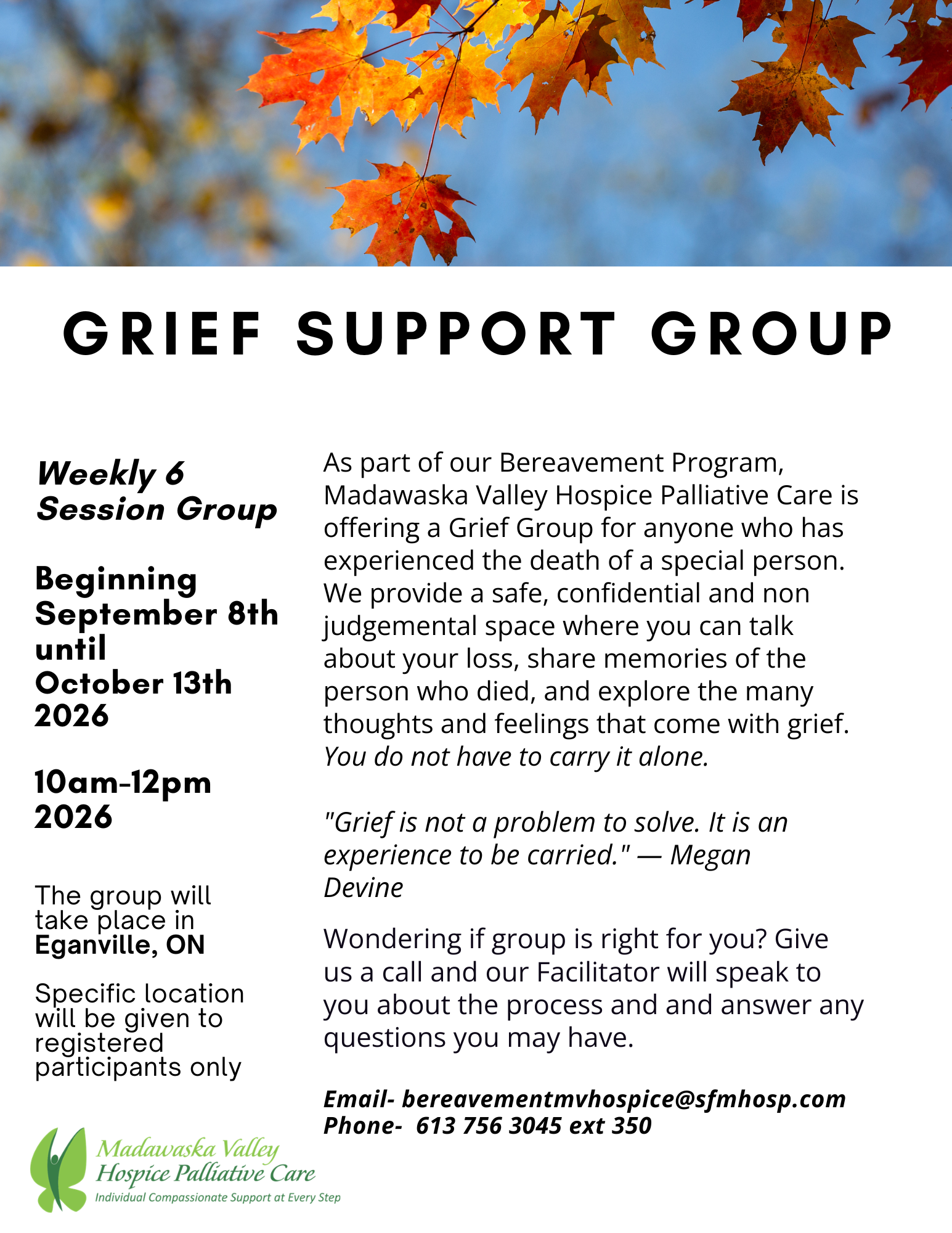 Eganville Grief Support Group