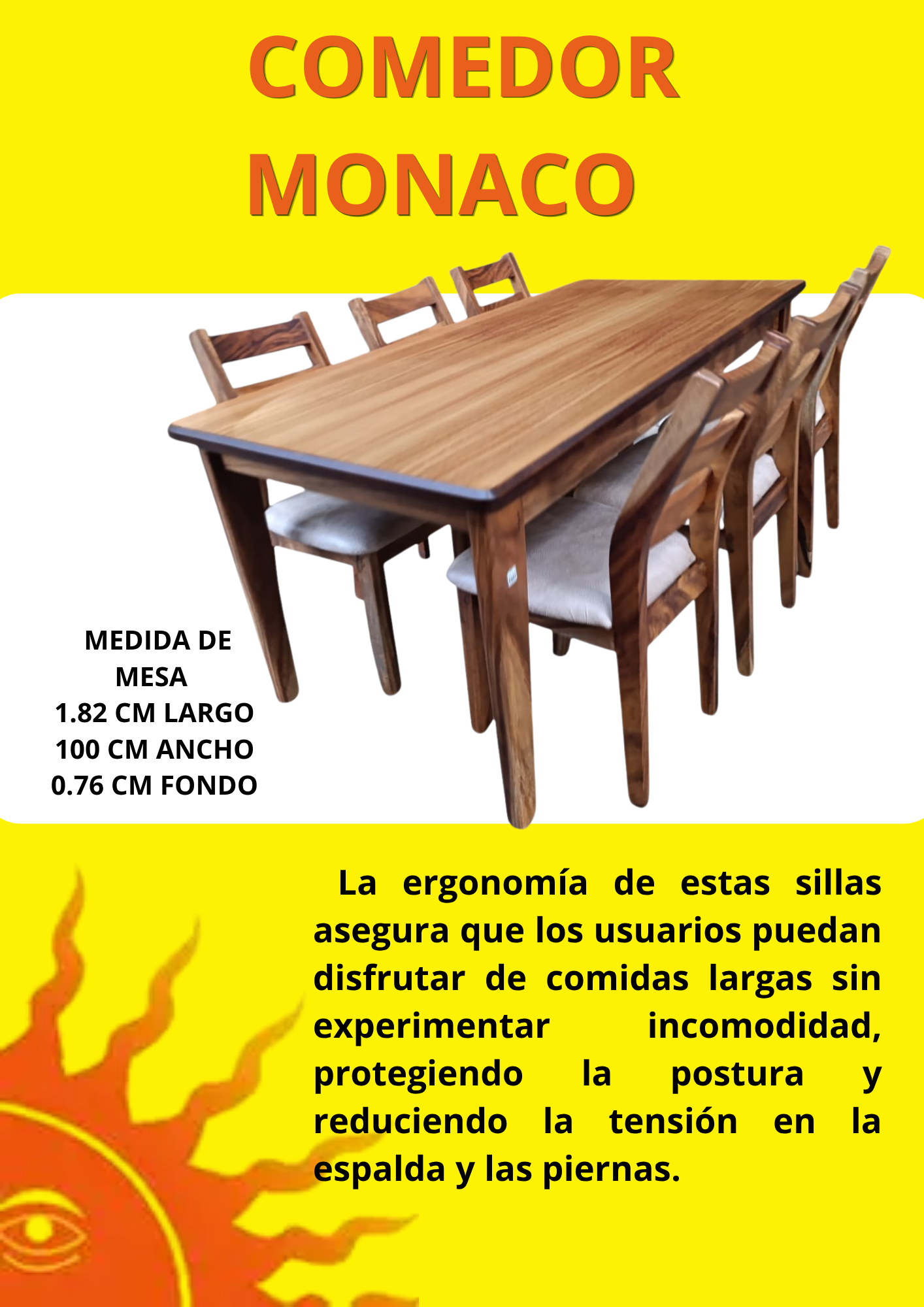 COMEDOR MONACO 