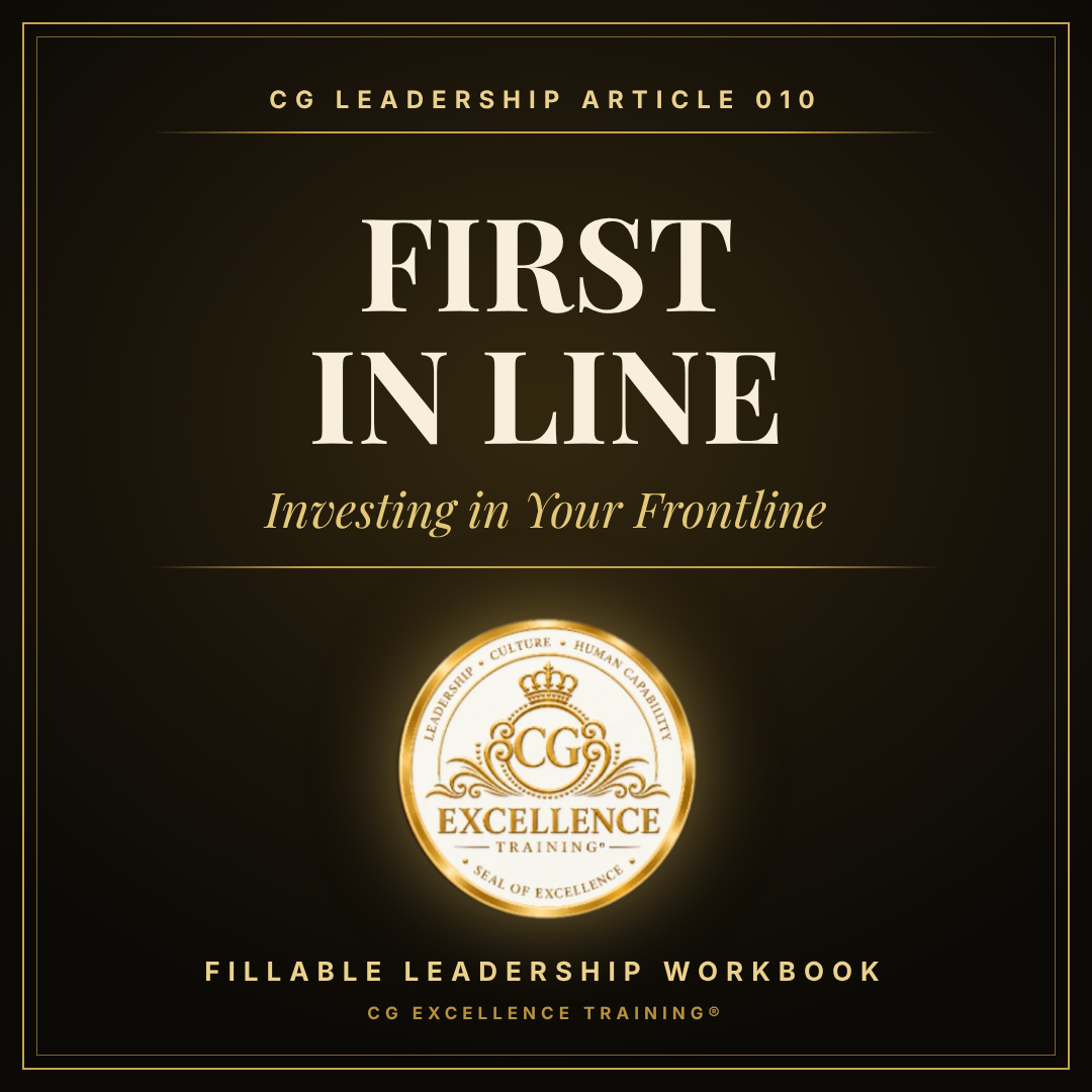 First in Line | Investing in Your Frontline Workbook | Individual License