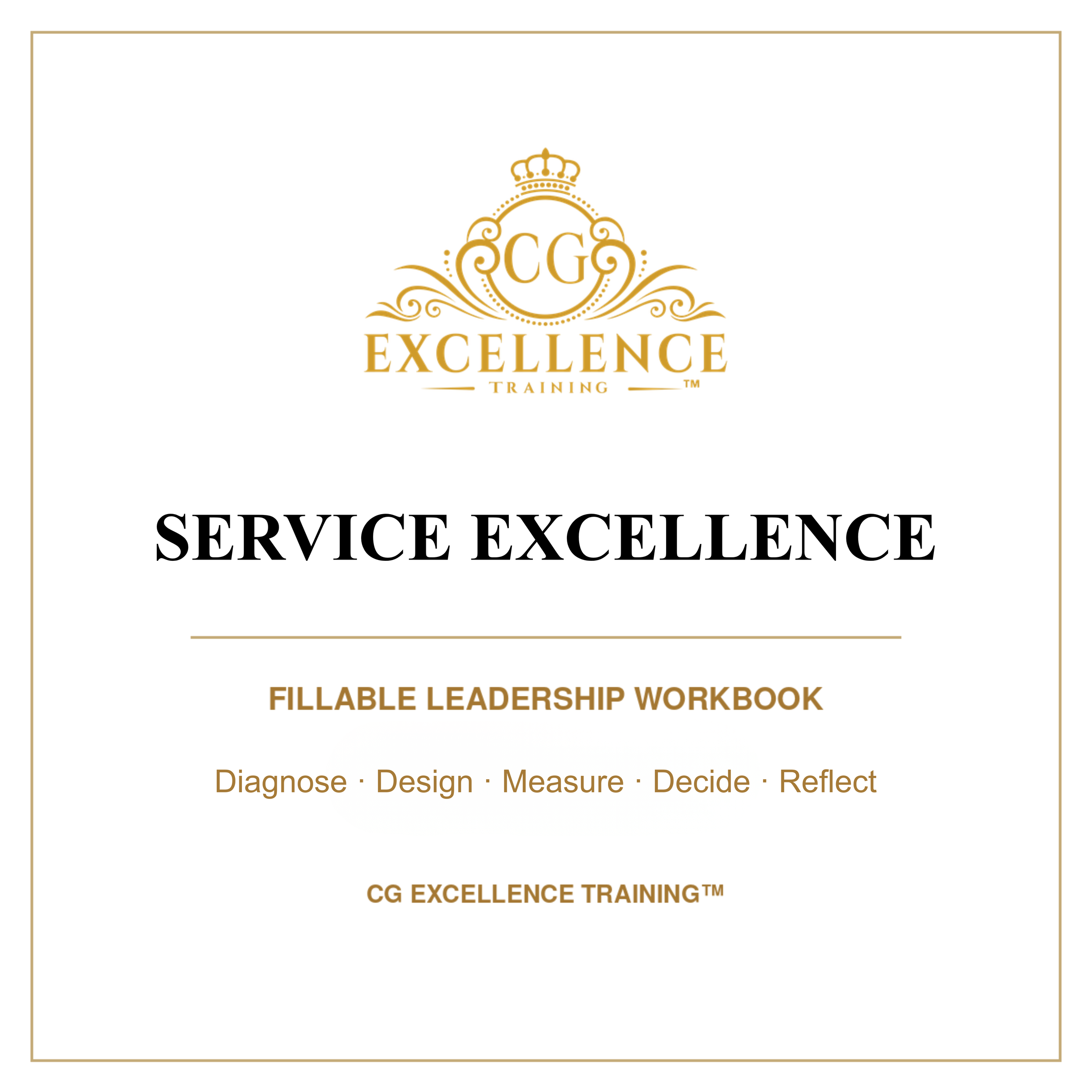 SERVICE EXCELLENCE | The Leadership System Behind the Experience Workbook | Individual License