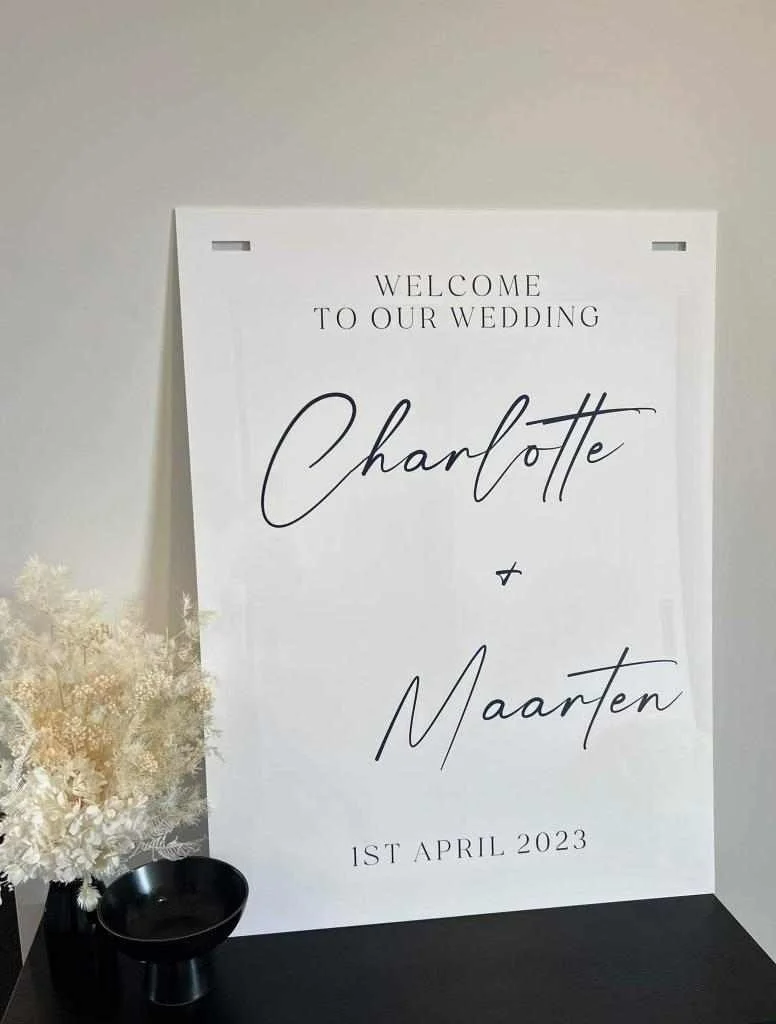 Acrylic Welcome Signage