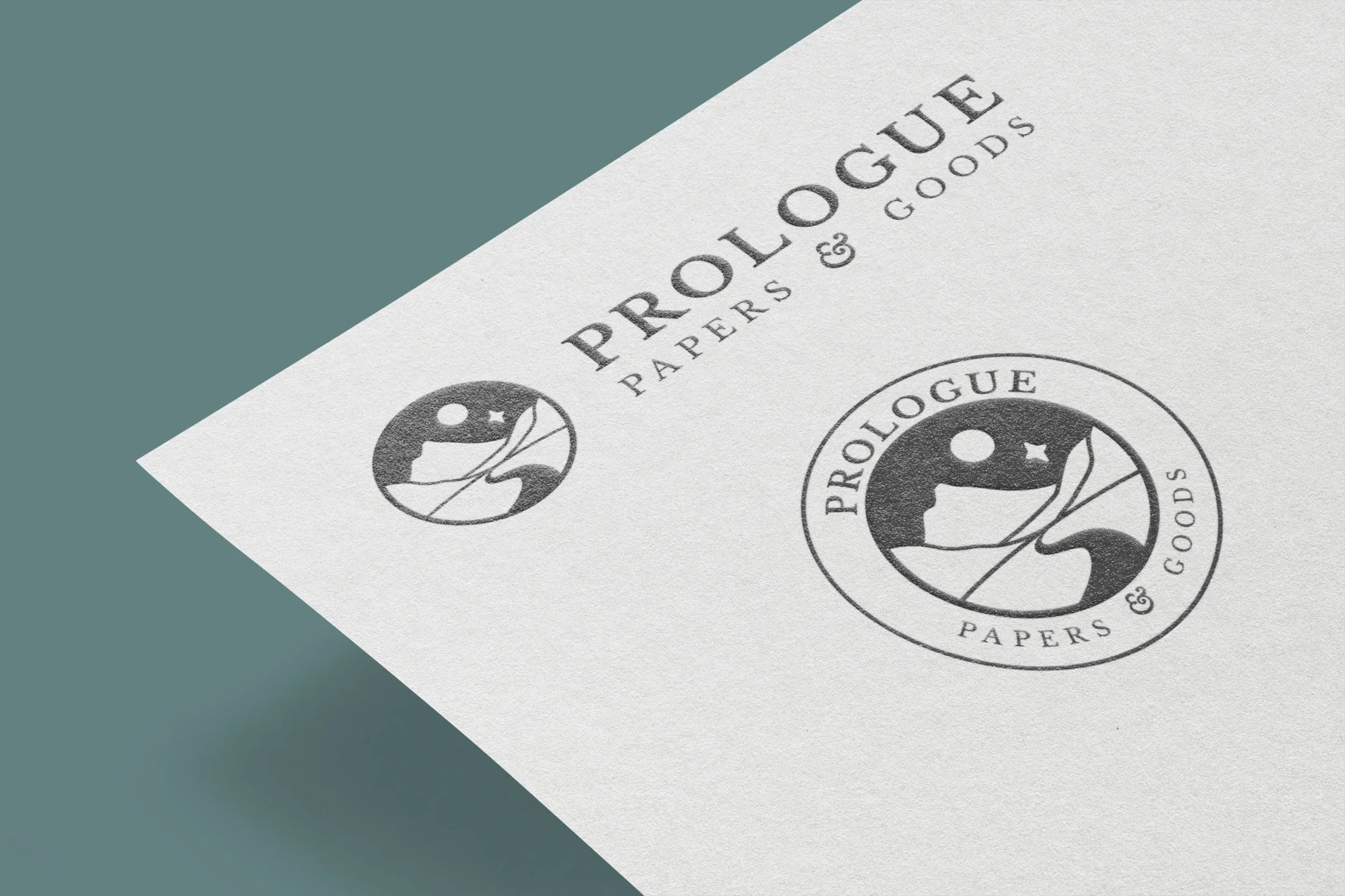 Branding for Prologue Papers & Goods