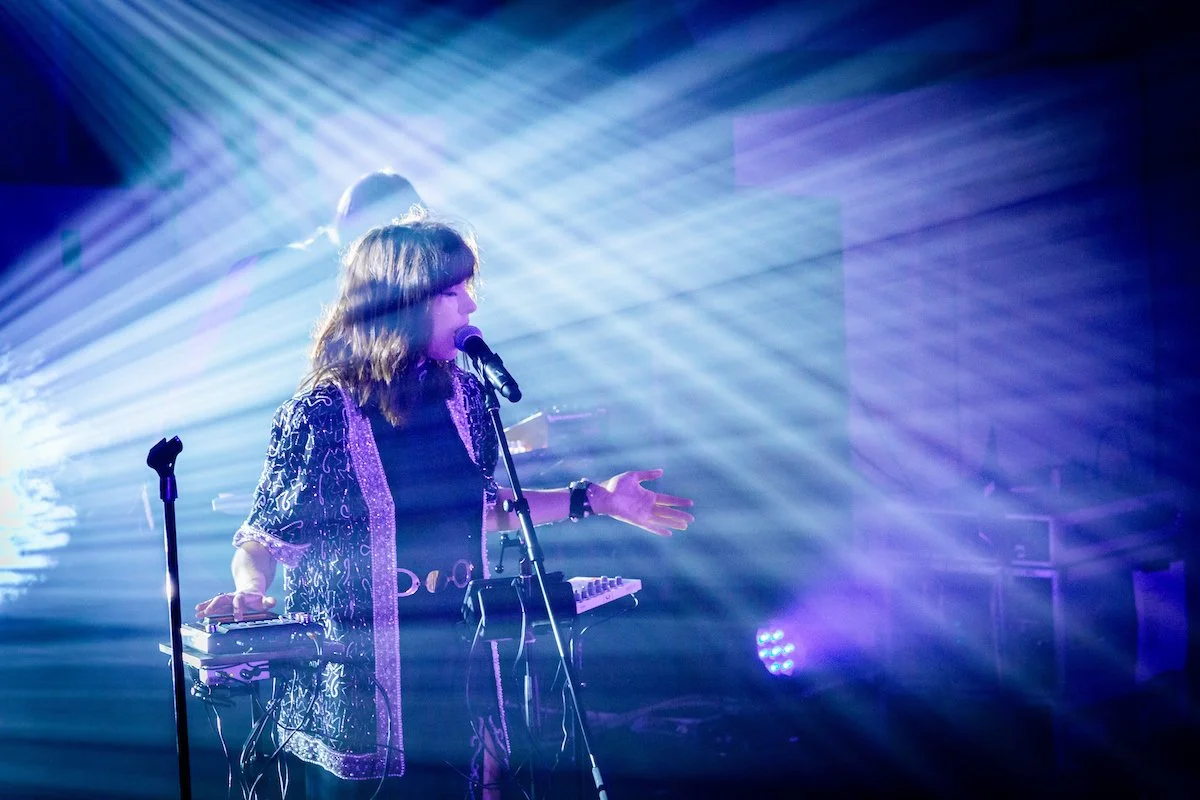 Electropop artist Kimbra performs at the Durham Armory during Moogfest 2019. Moogfest is an annual, multi-day music, art and technology festival.