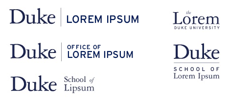 The old style guide sub-branding treatments.