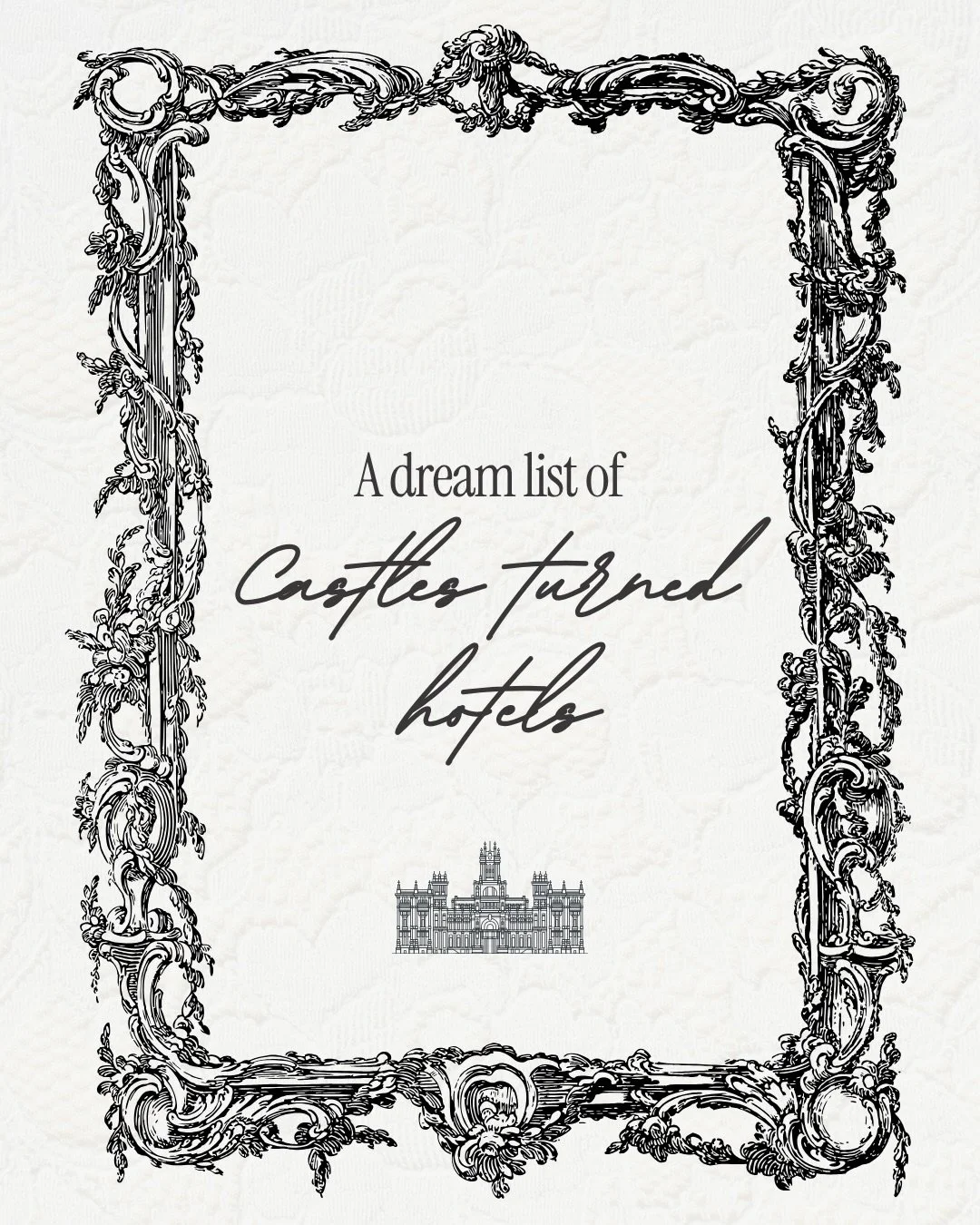 Castles weren&rsquo;t built to be admired from the outside. 🏰

These 5 medieval properties are now some of the world&rsquo;s most extraordinary luxury hotels &mdash; and as a Fora travel advisor, I have preferred partner access to exclusive rates an