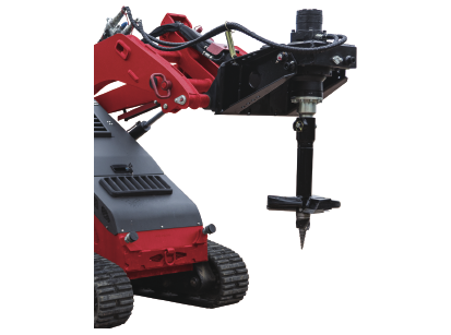 Stump planer attachment for mini skid steers.